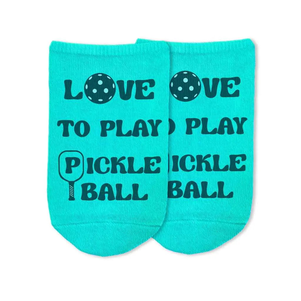 3 Pair Pack Pickleball Socks for Women: Funny Pickleball Gift Socks for Her