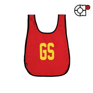 ARORA MICROFIBER MESH NETBALL SINGLE BIBS SENIOR & JUNIOR SET (RED)
