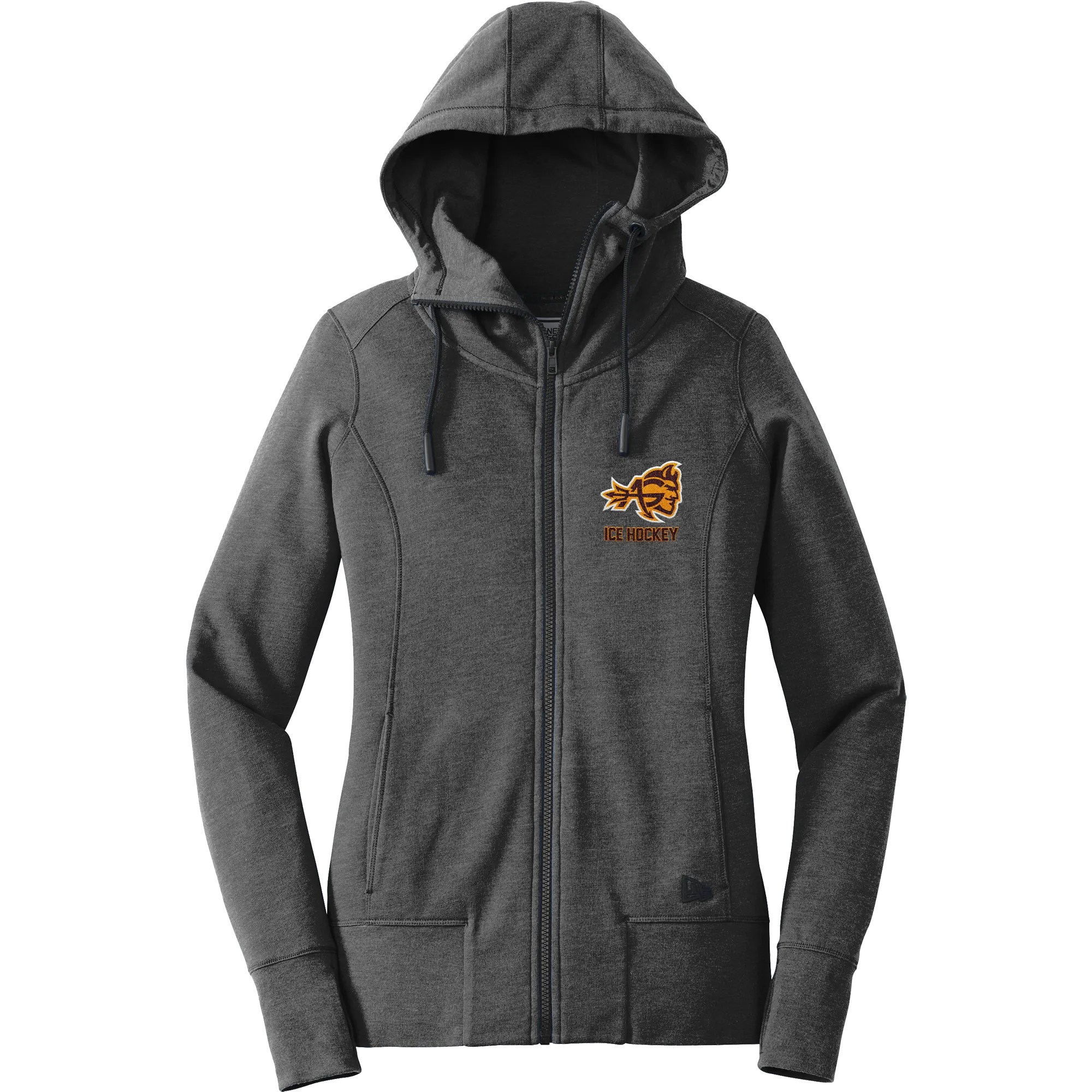 Avon Grove New Era Ladies Tri-Blend Fleece Full-Zip Hoodie