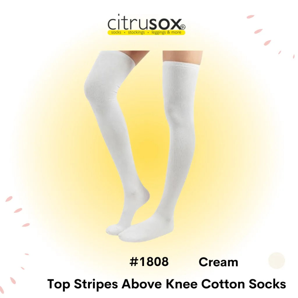 Basics Above Knee Cotton Socks