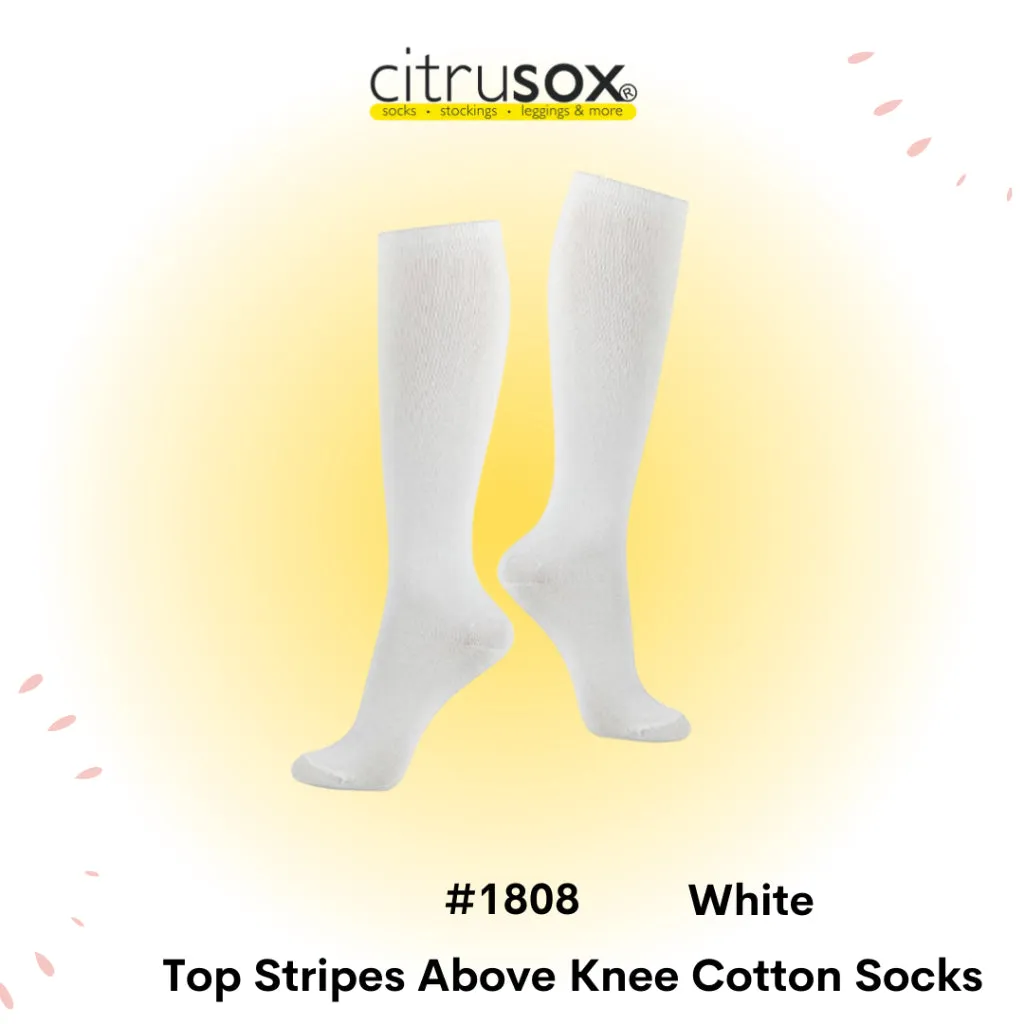 Basics Above Knee Cotton Socks