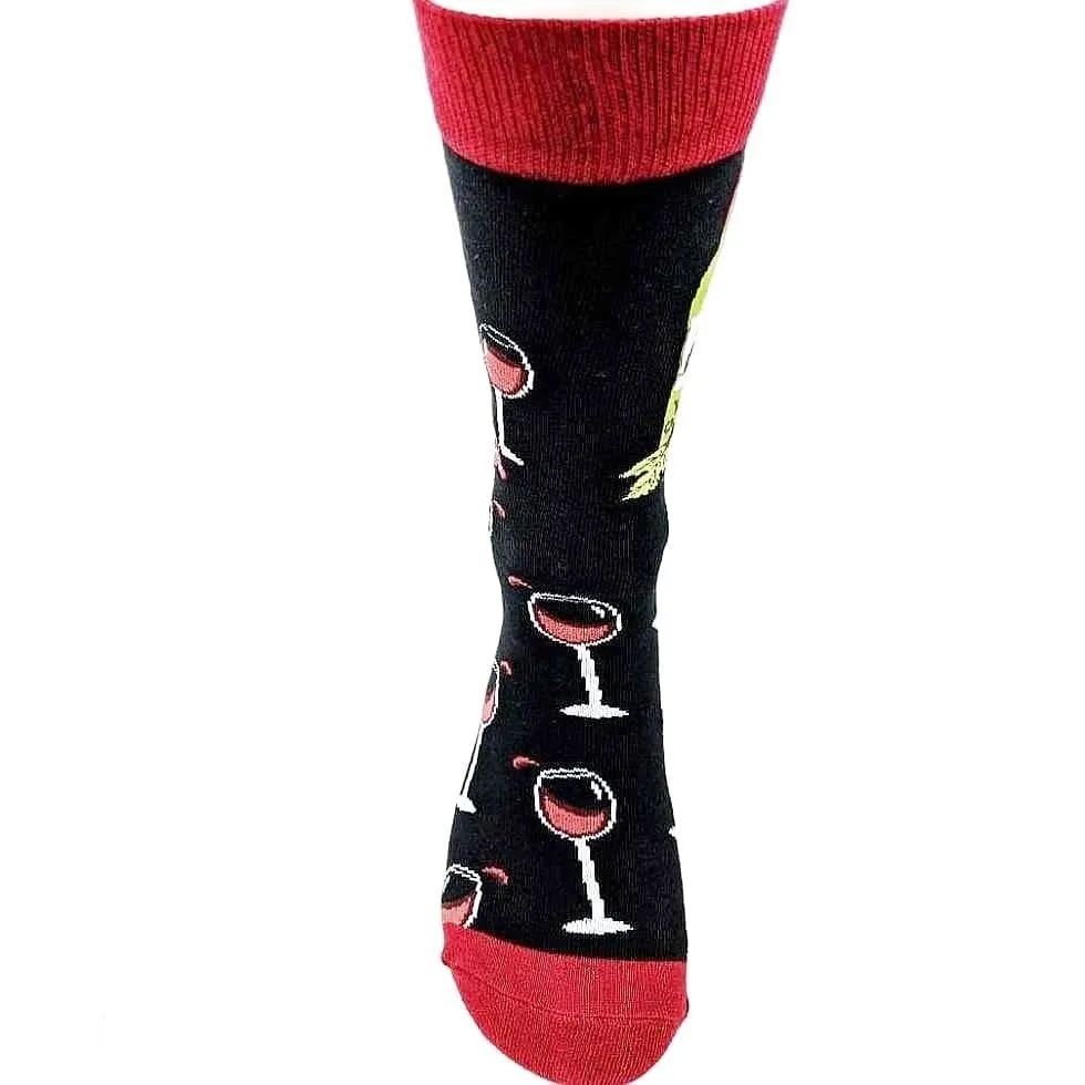 Beverage Socks Red Wine