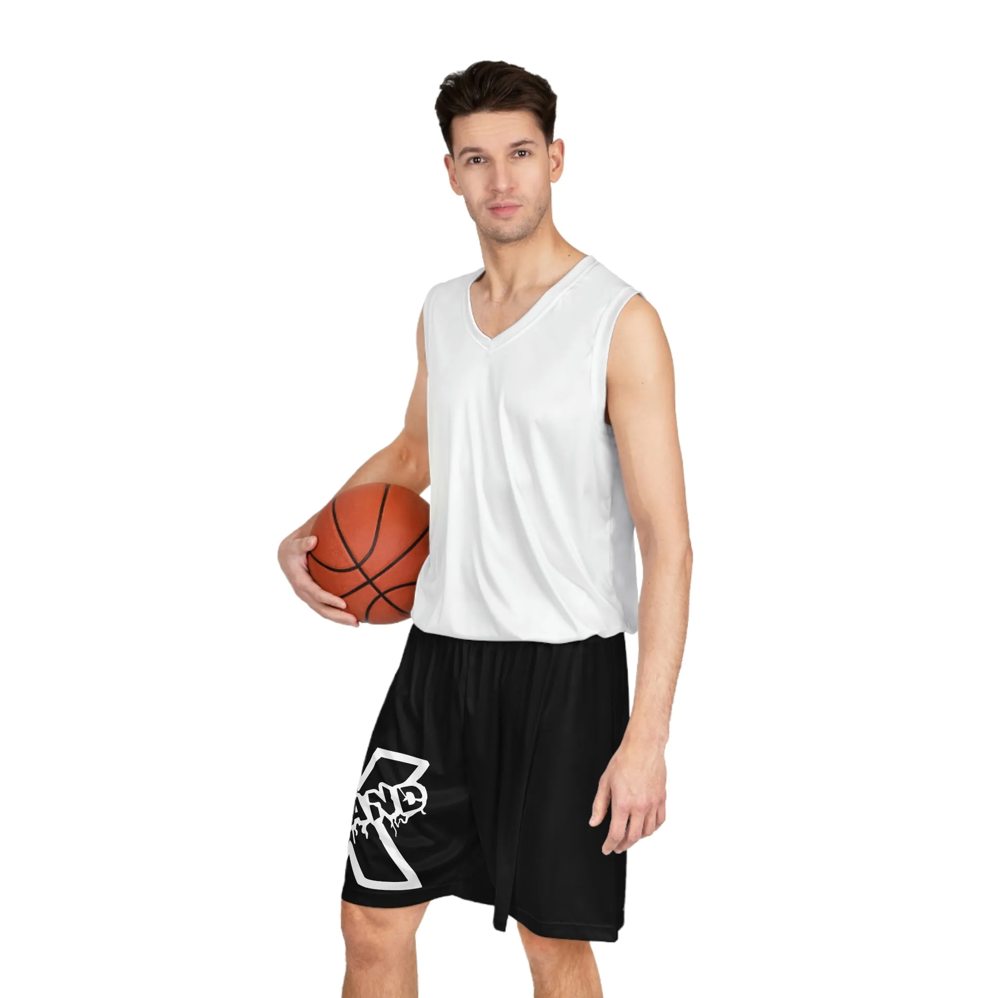 Black/White Basketball Shorts