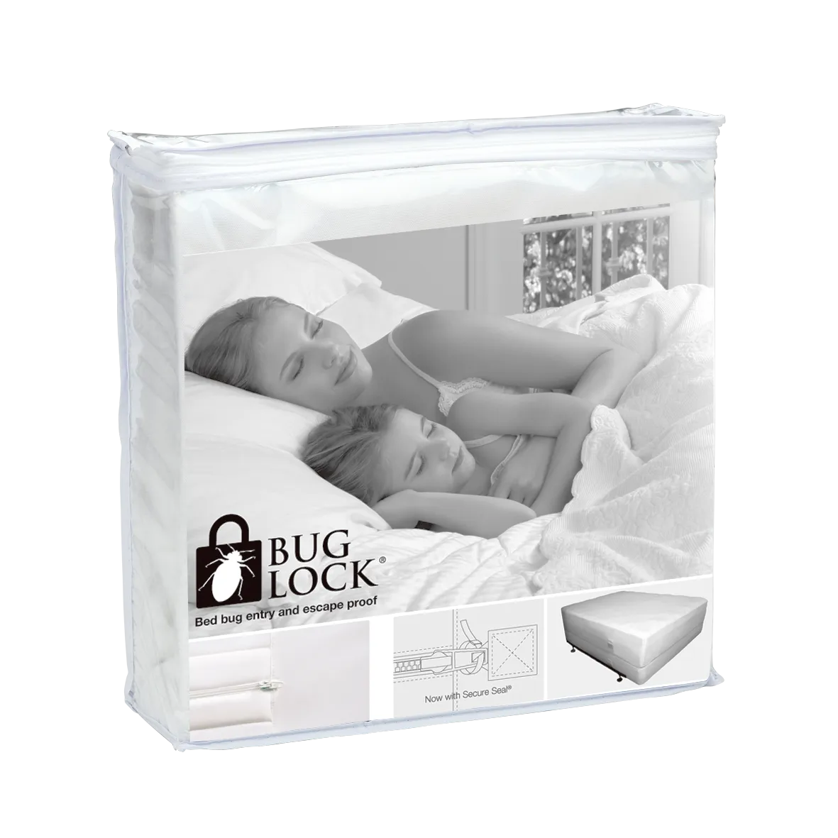 BugLock® Bed Base Protector - King Single (24cm-33cm Depth)