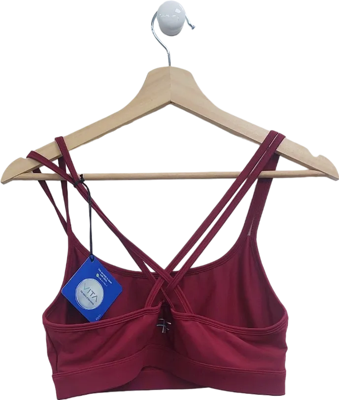 Carvico Red Vita Sports Bra UK L