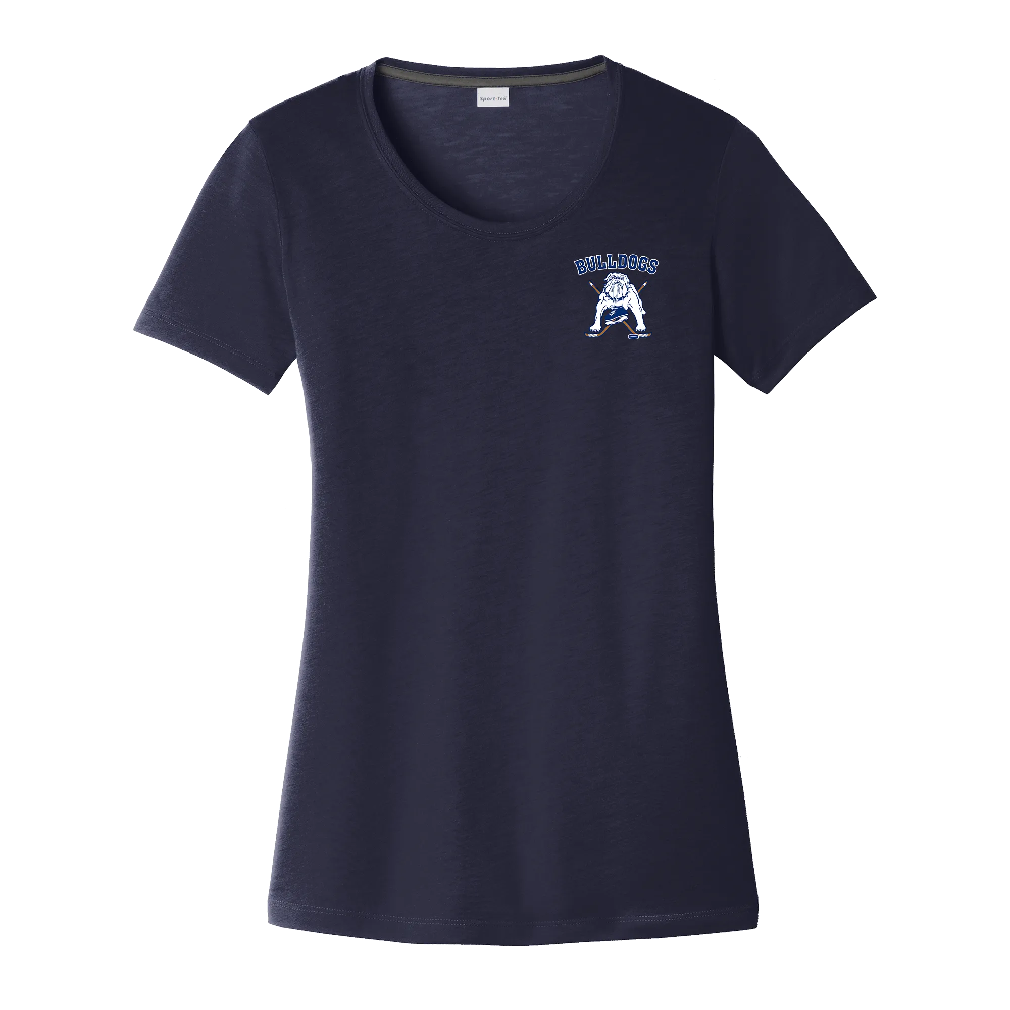 Chicago Bulldogs Ladies PosiCharge Competitor Cotton Touch Scoop Neck Tee