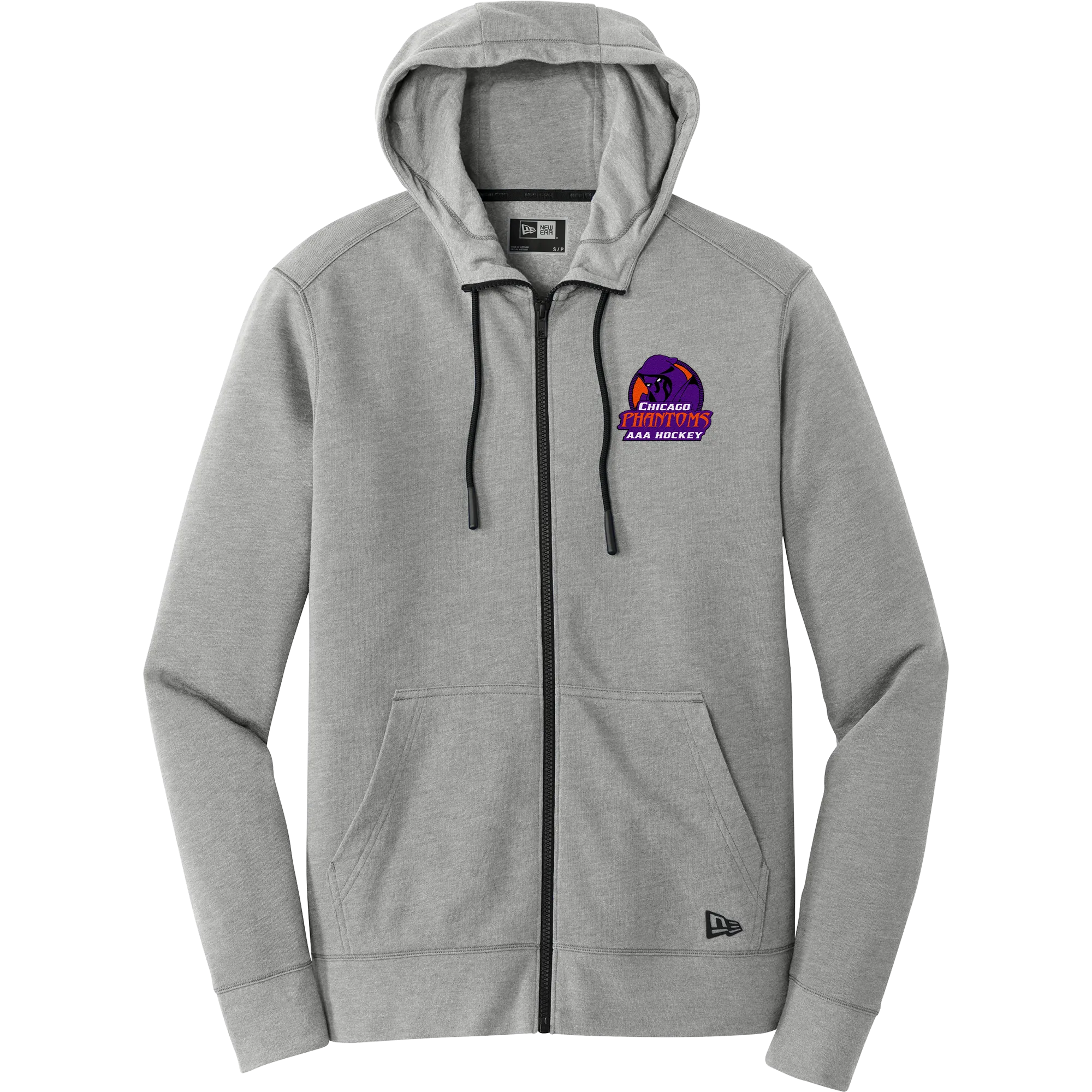 Chicago Phantoms New Era Tri-Blend Fleece Full-Zip Hoodie