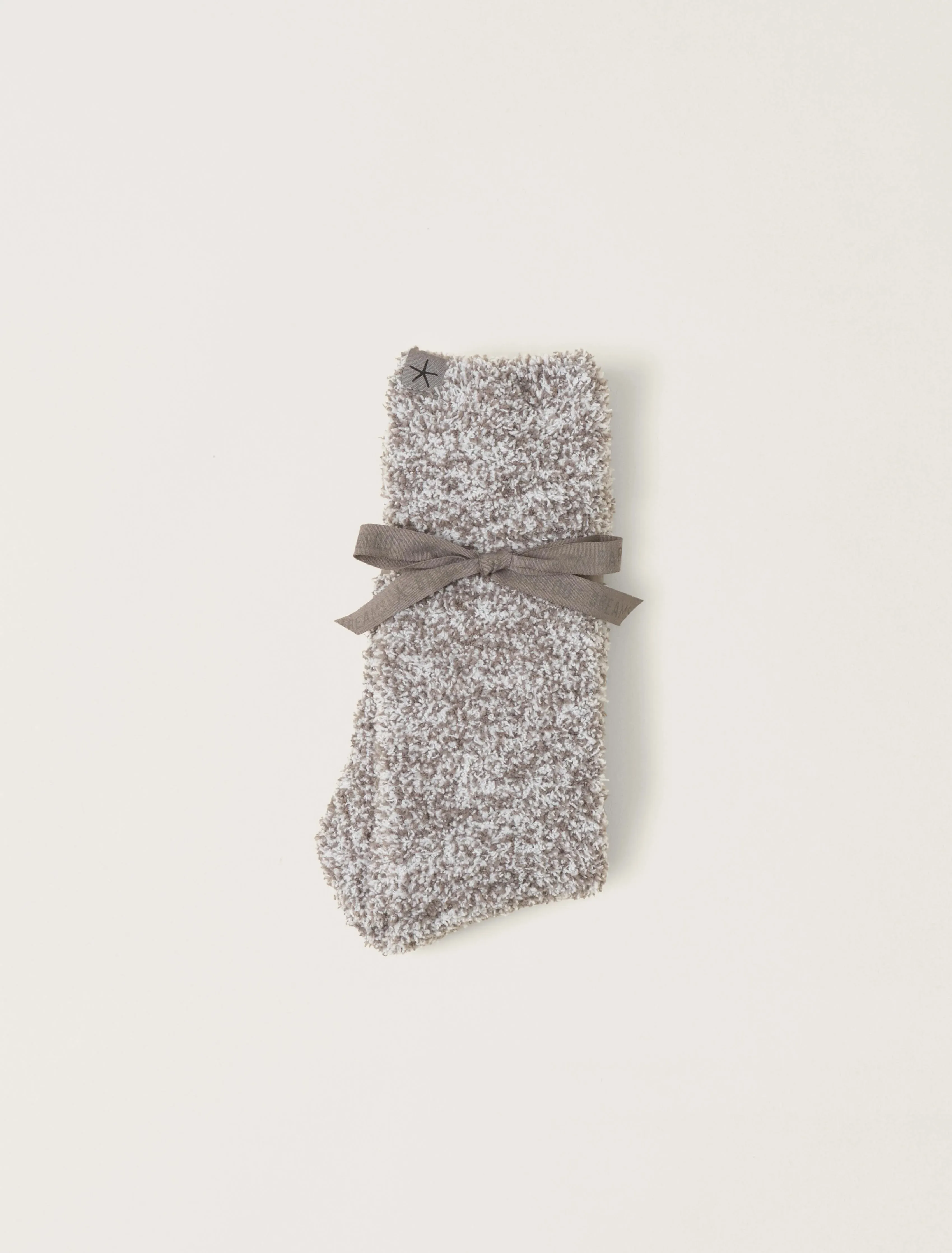 Cozychic® Heathered Socks - Charcoal/White