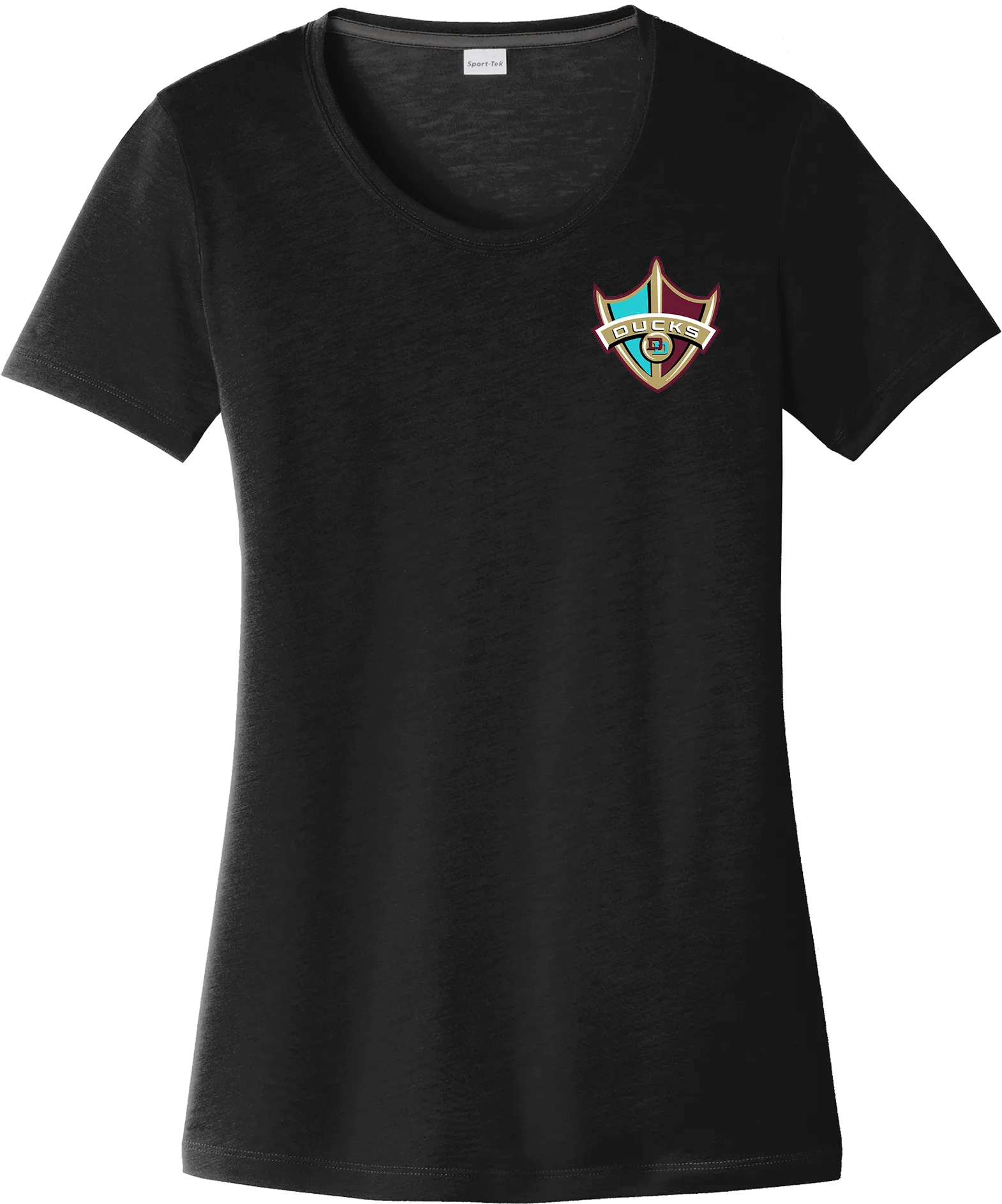 Delaware Ducks Ladies PosiCharge Competitor Cotton Touch Scoop Neck Tee