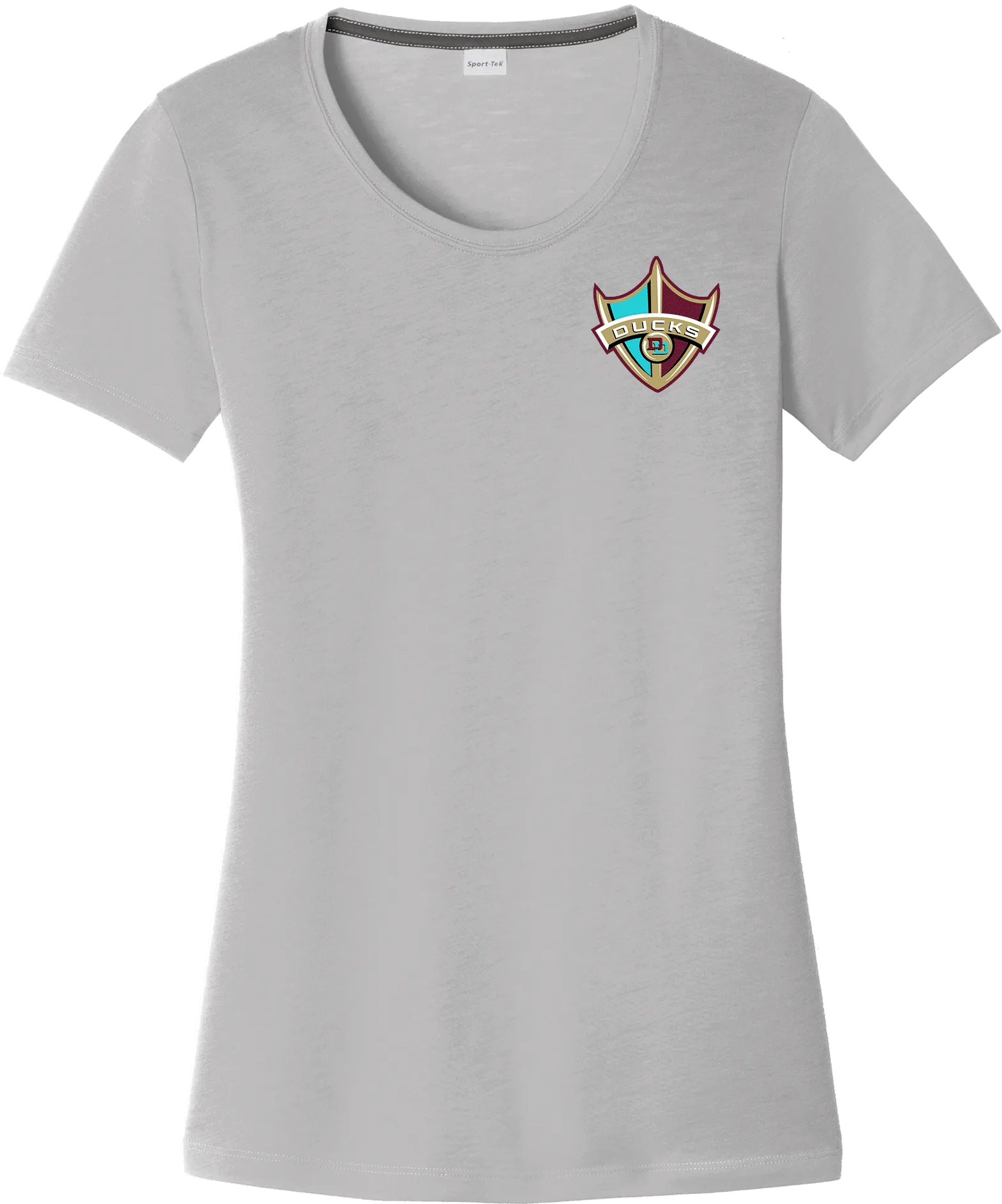 Delaware Ducks Ladies PosiCharge Competitor Cotton Touch Scoop Neck Tee