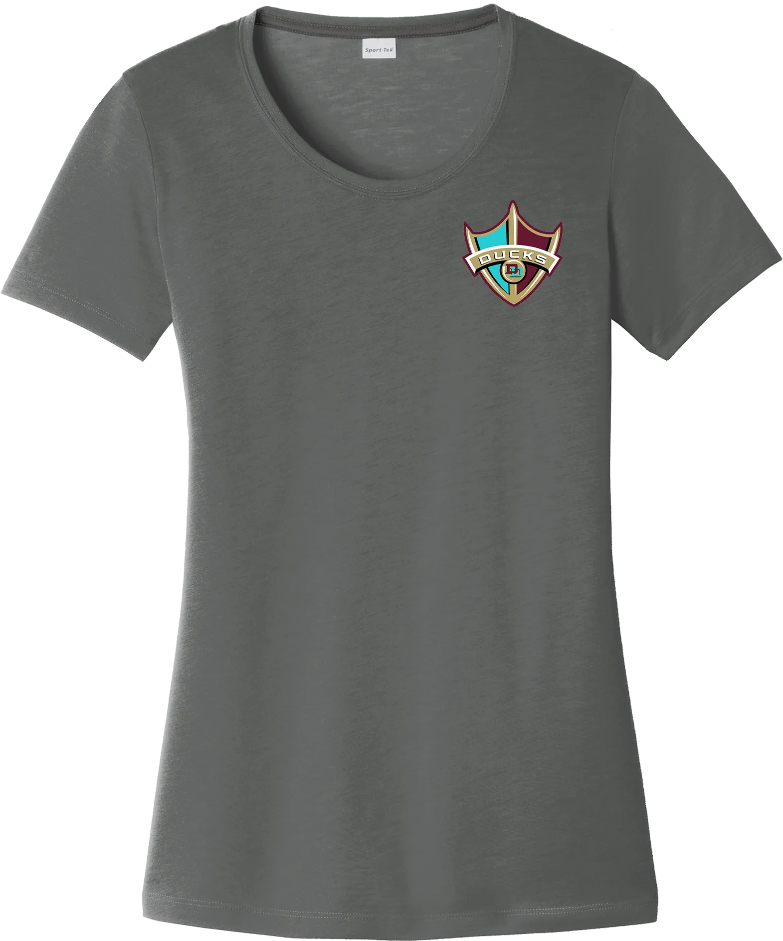 Delaware Ducks Ladies PosiCharge Competitor Cotton Touch Scoop Neck Tee