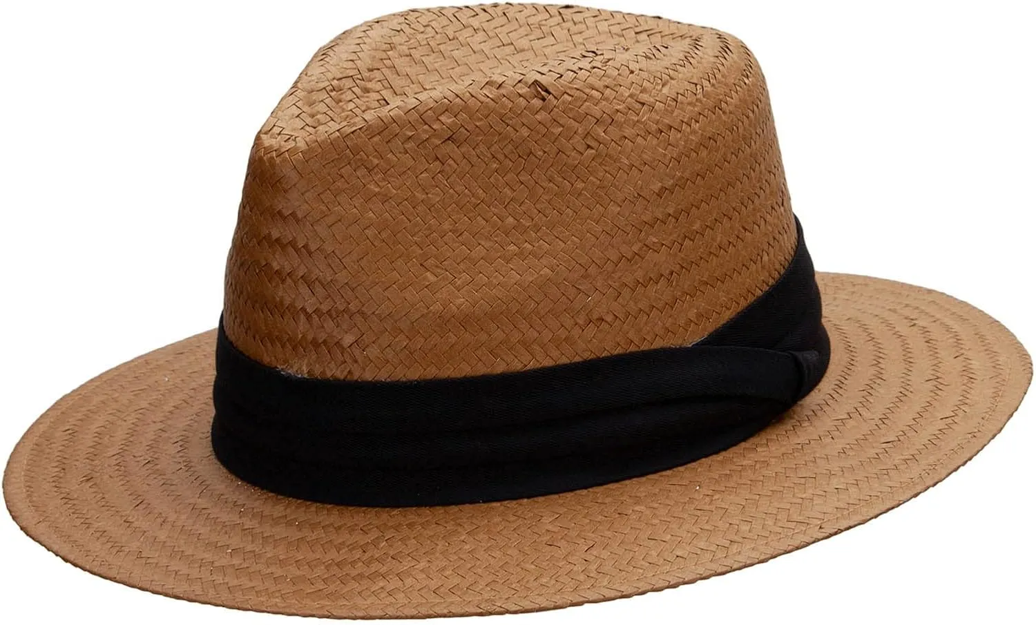 e4Hats.com Toyo Fedora Hat with Color Band