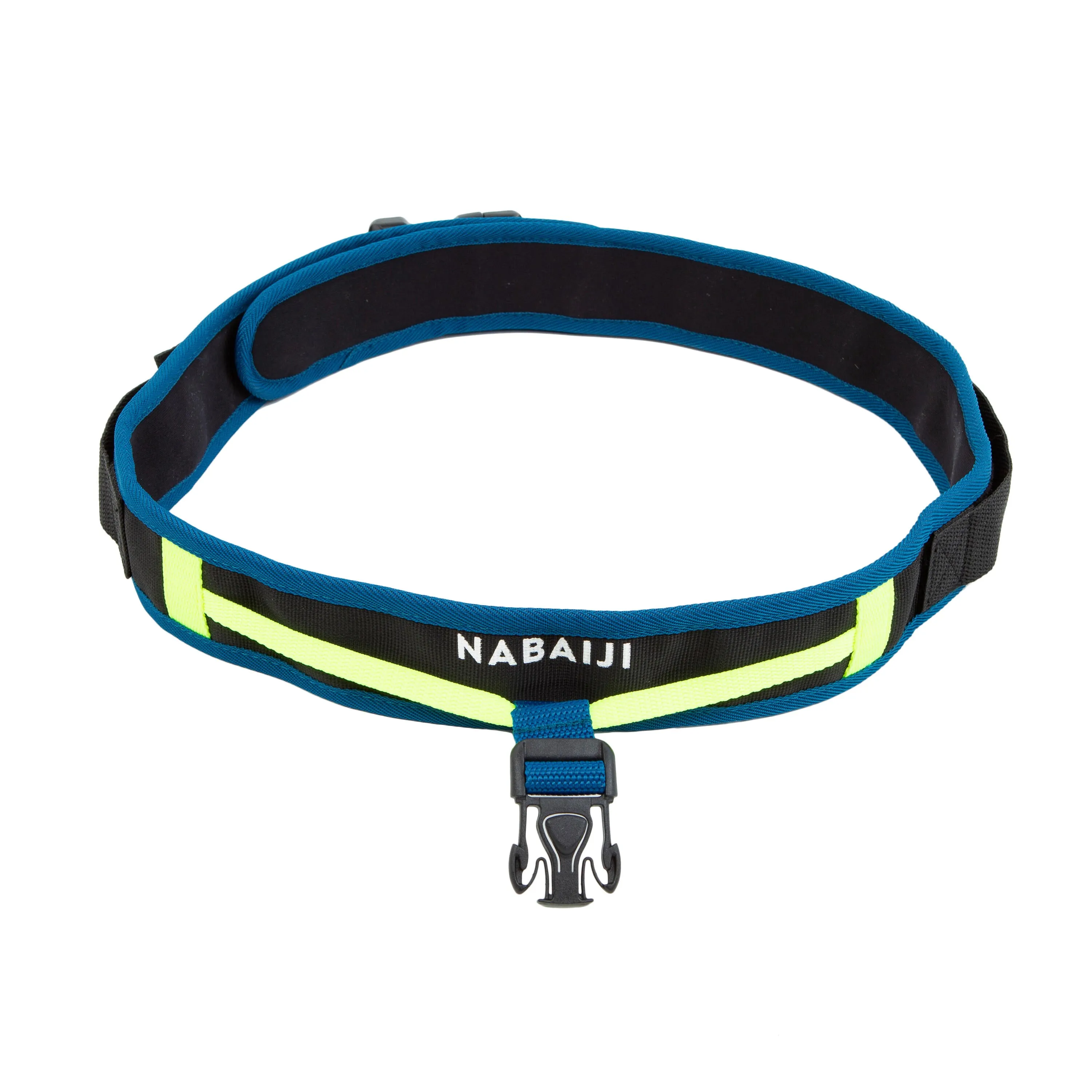Elastic tourniquet for static swimming in the pool, blue-black Nabaiji