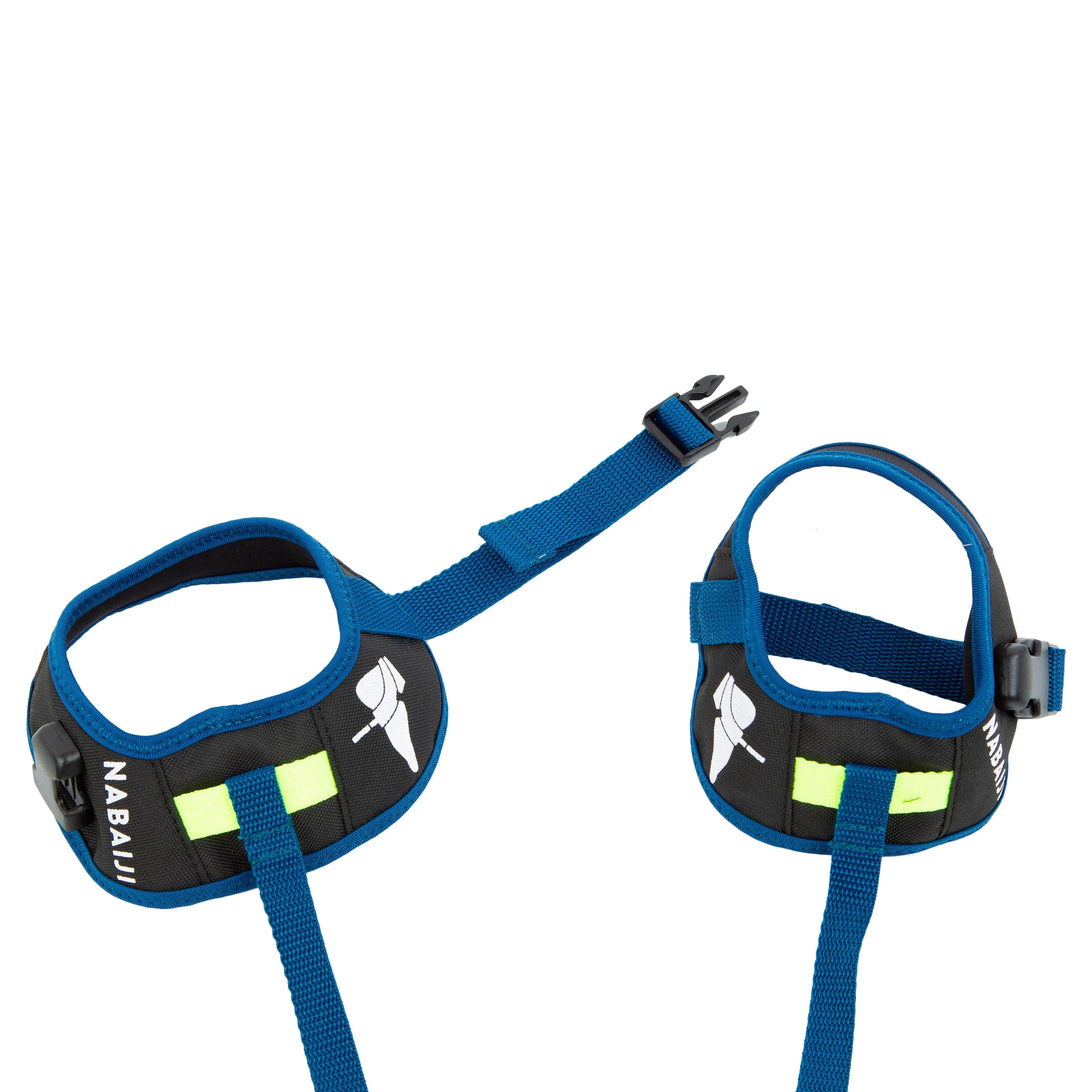 Elastic tourniquet for static swimming in the pool, blue-black Nabaiji