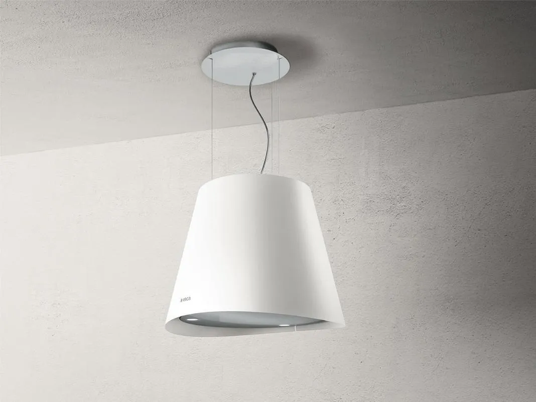 Elica - 20 Inch 355 CFM Island Range Vent in White - EES320WT