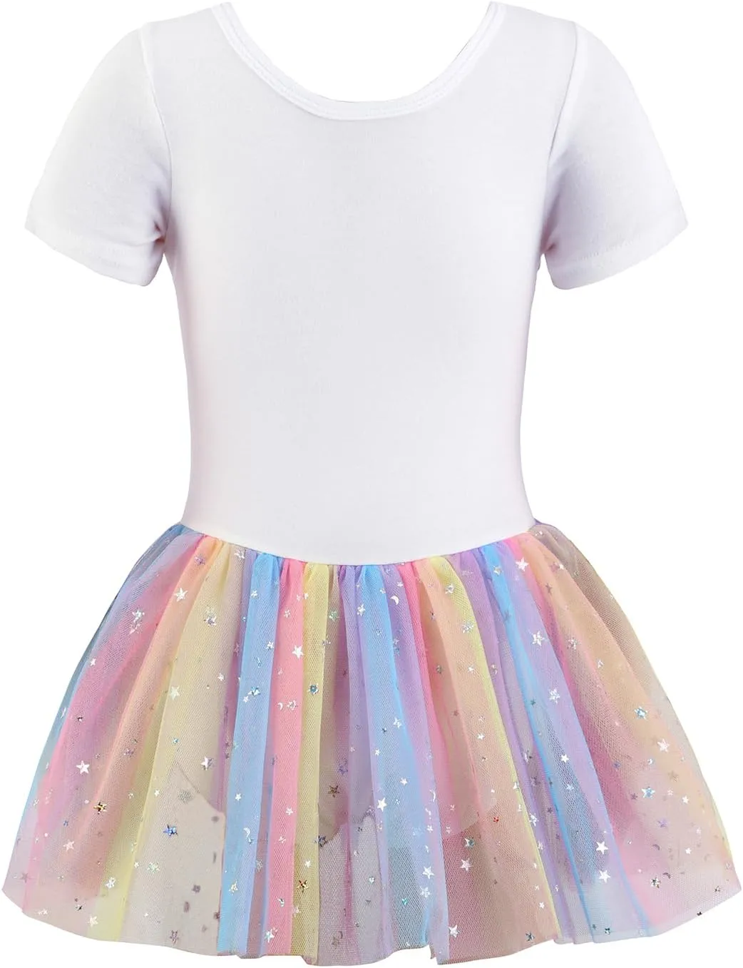 EQSJIU Unicorn Ballet Leotards with Tutu for Girls Toddlers Dance Cotton Tulle Skirts Dress