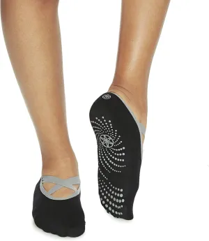 Gaiam Grippy Studio Yoga Socks for Extra Grip in Standard or Hot Yoga