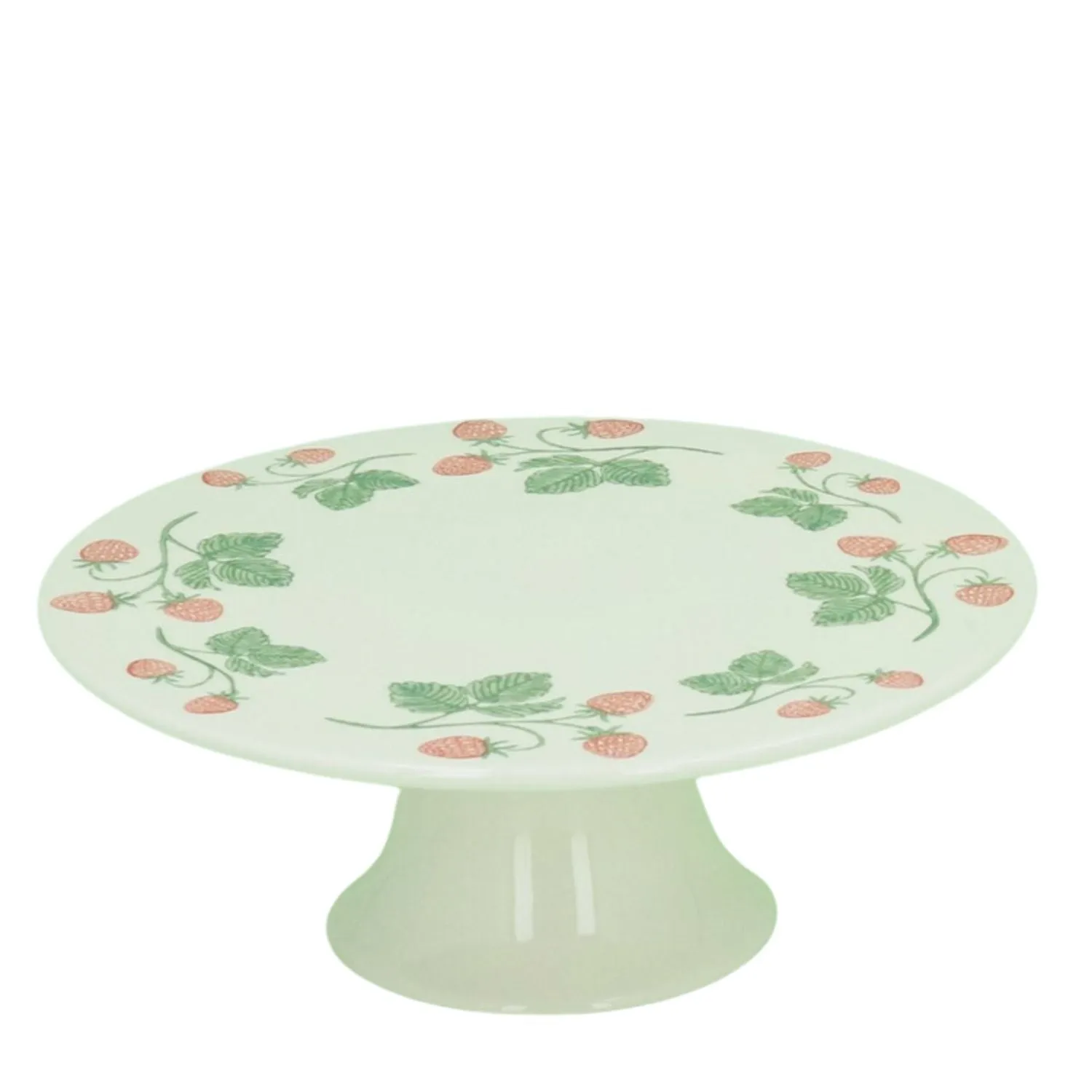 Gisela Graham 25cm White Daisy Stoneware Cake Stand