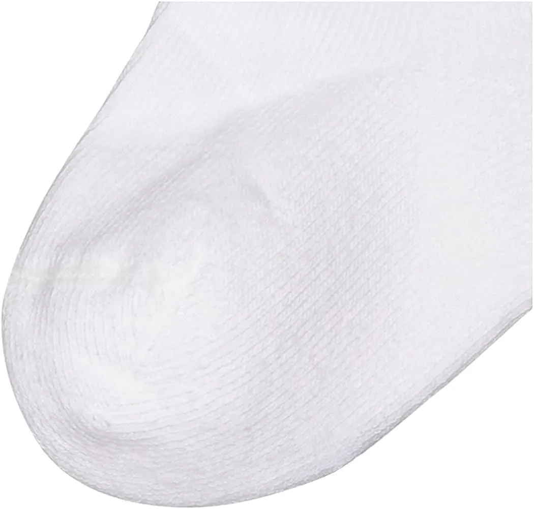 Jefferies Socks Big Boys' Seamless-Toe Quarter Athletic Socks (Pack of 6)