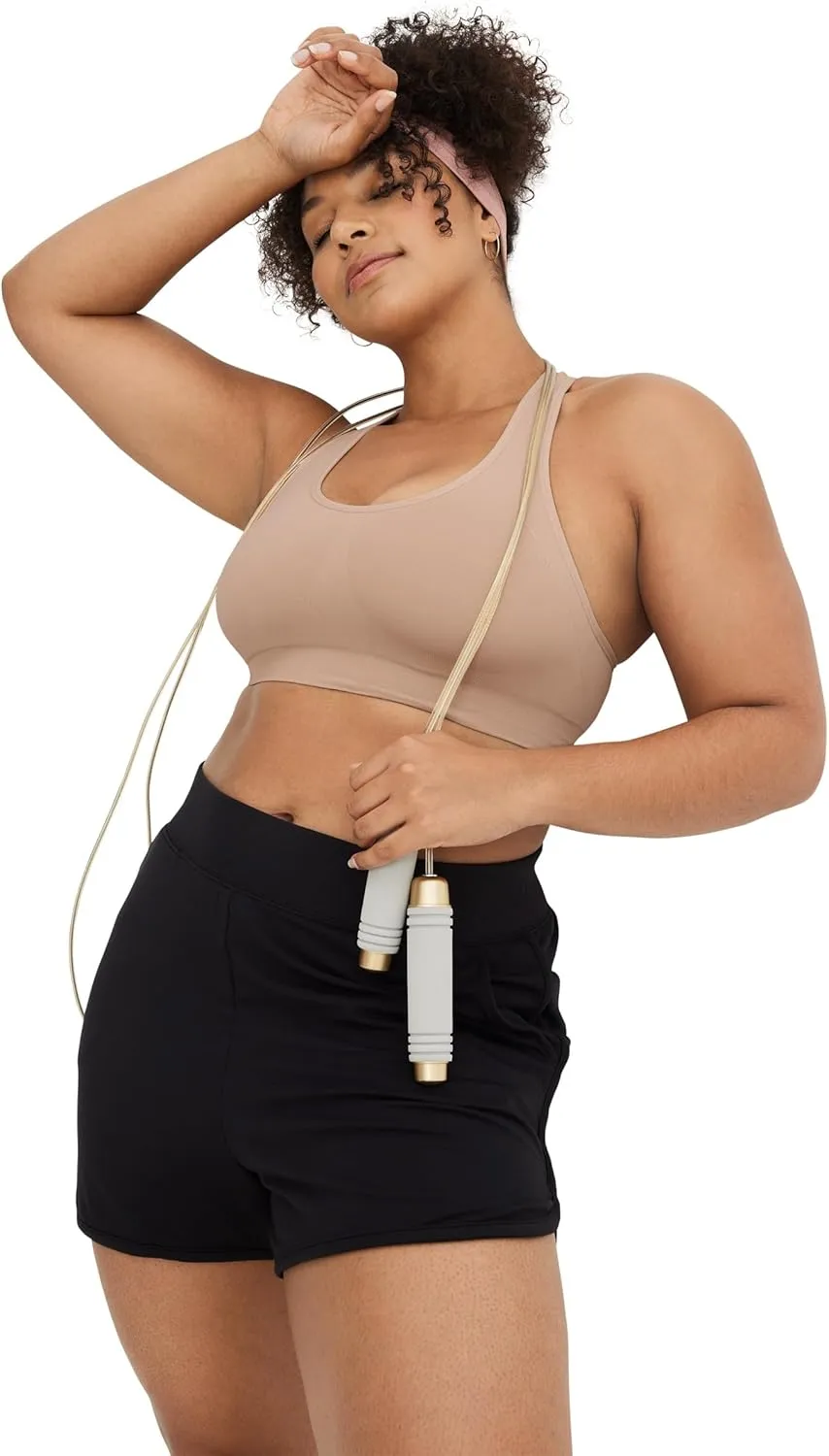 Jockey Women's Bra Seamfree Mid Impact Sports Bra