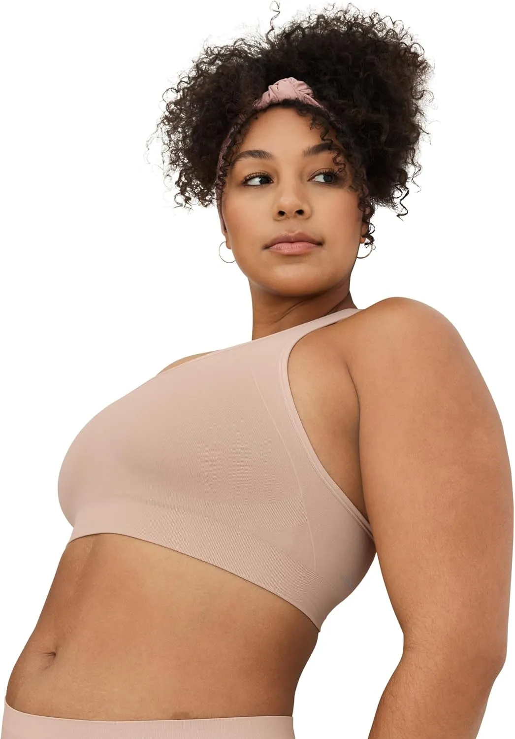 Jockey Women's Bra Seamfree Mid Impact Sports Bra