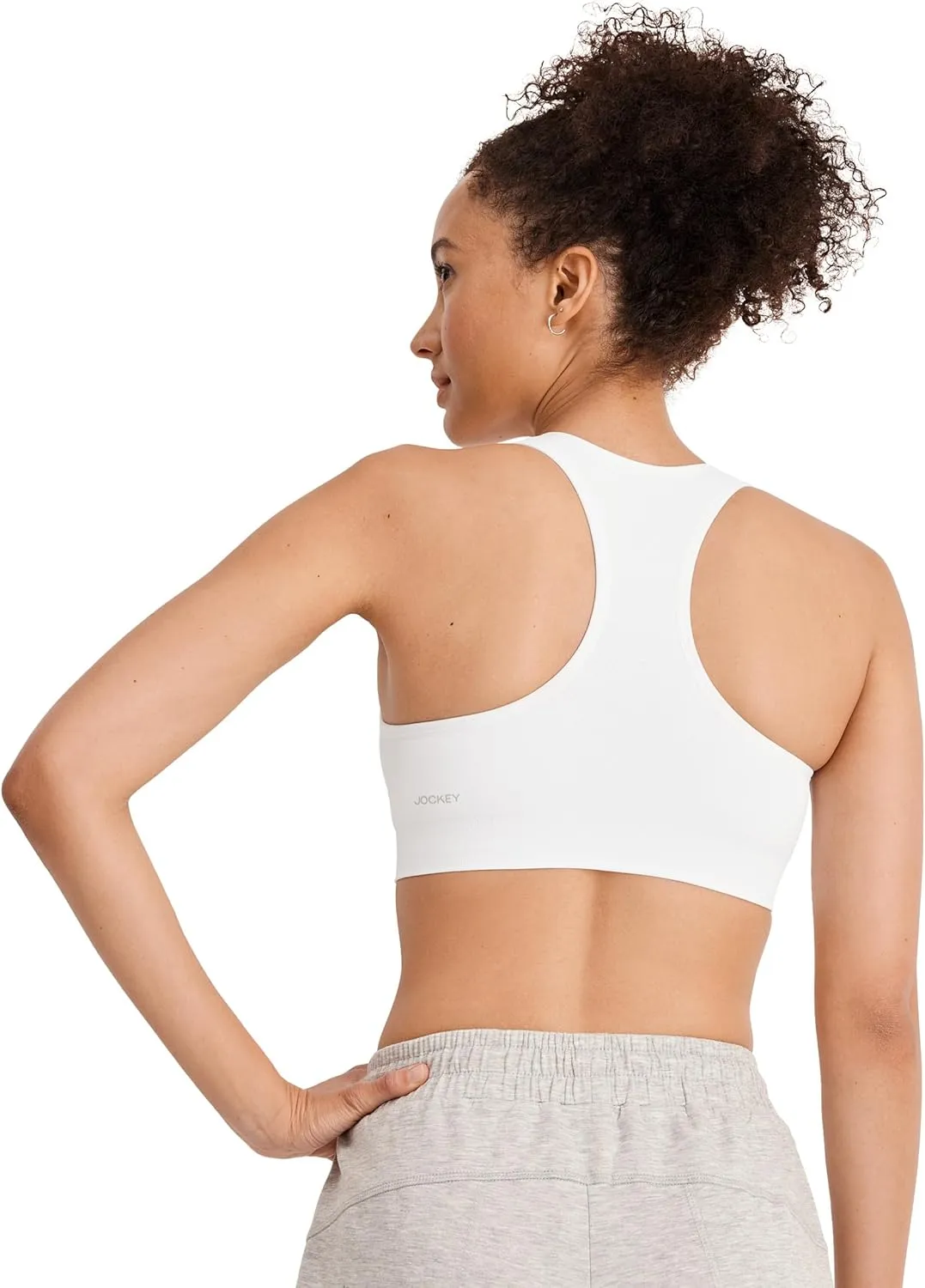 Jockey Women's Bra Seamfree Mid Impact Sports Bra