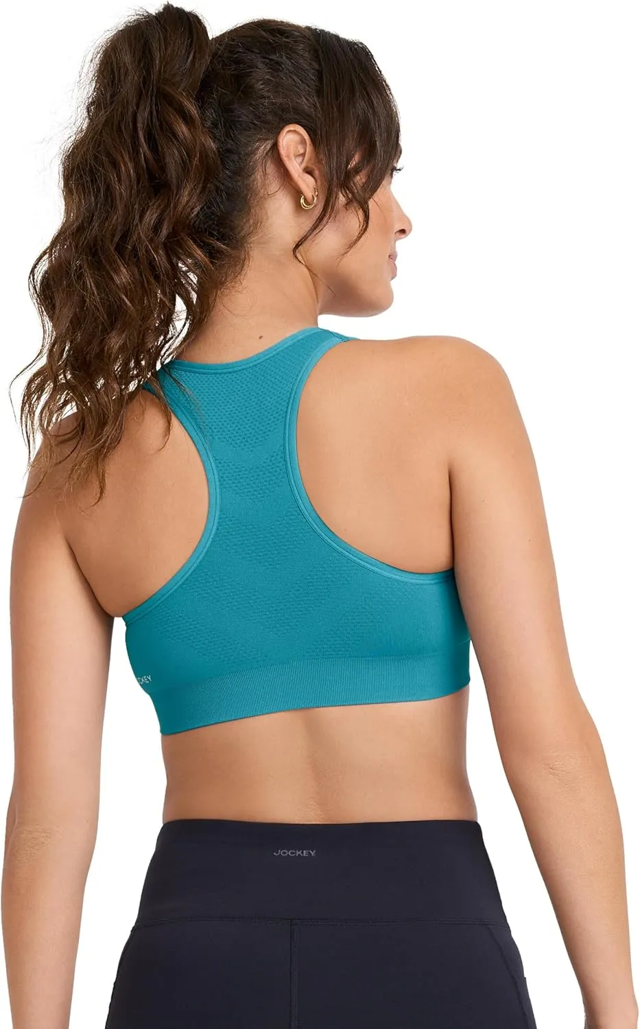 Jockey Women's Bra Seamfree Mid Impact Sports Bra