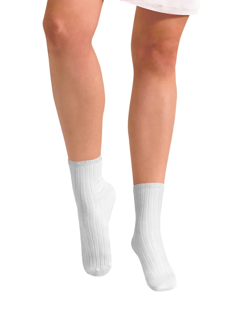 La Mini Ribbed Ankle Socks