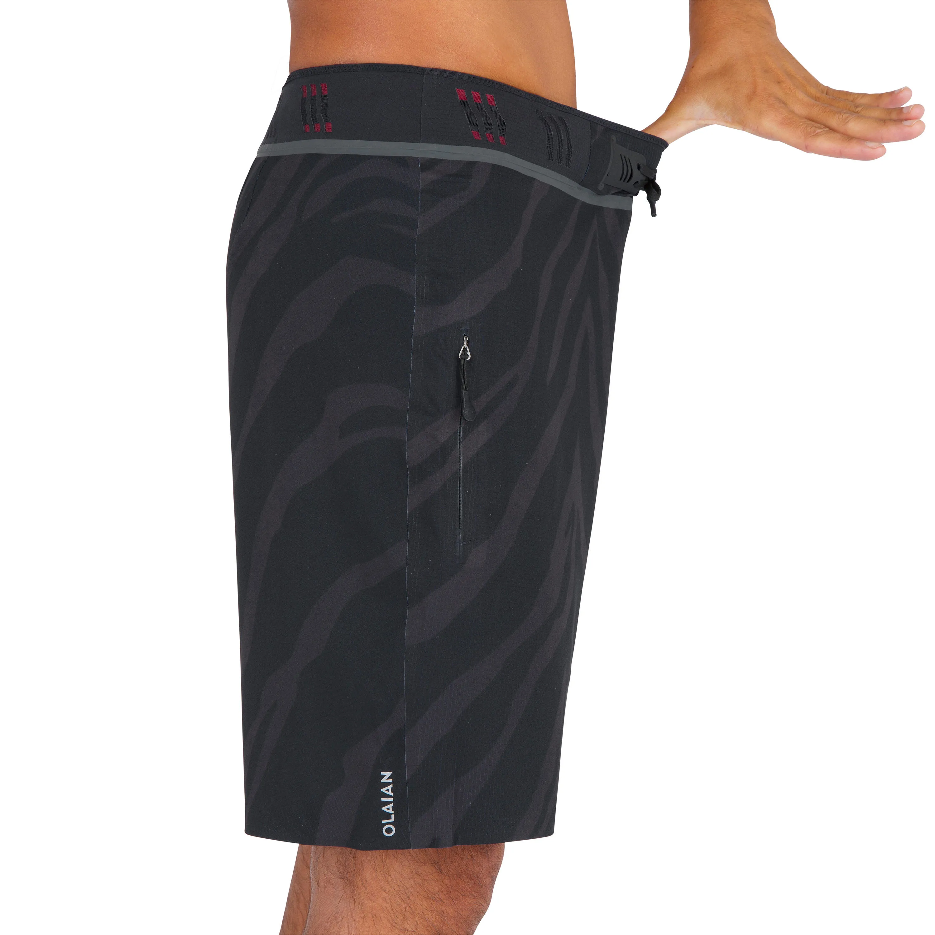 Long board shorts 900 Tigger Dude OLAIAN, black black