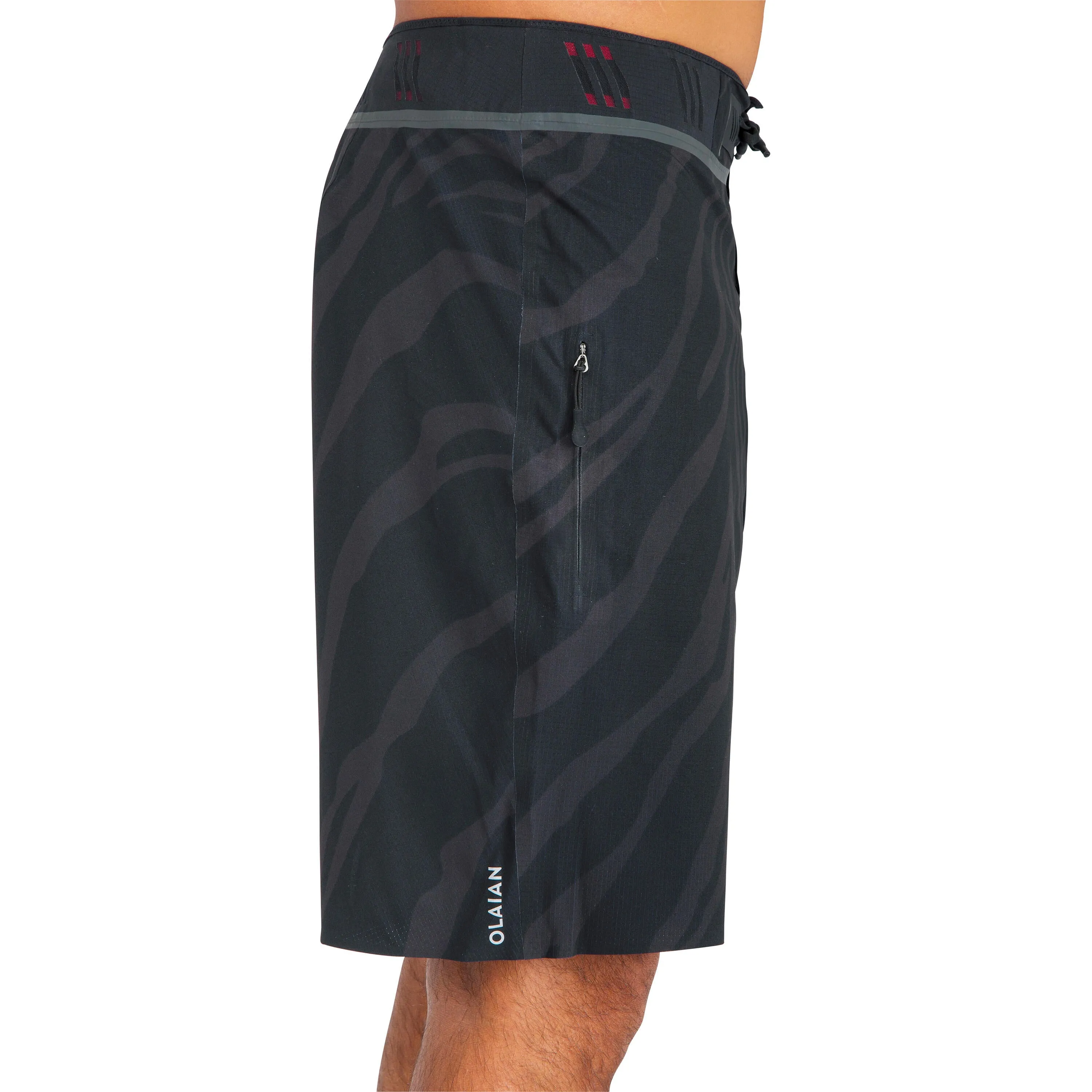 Long board shorts 900 Tigger Dude OLAIAN, black black