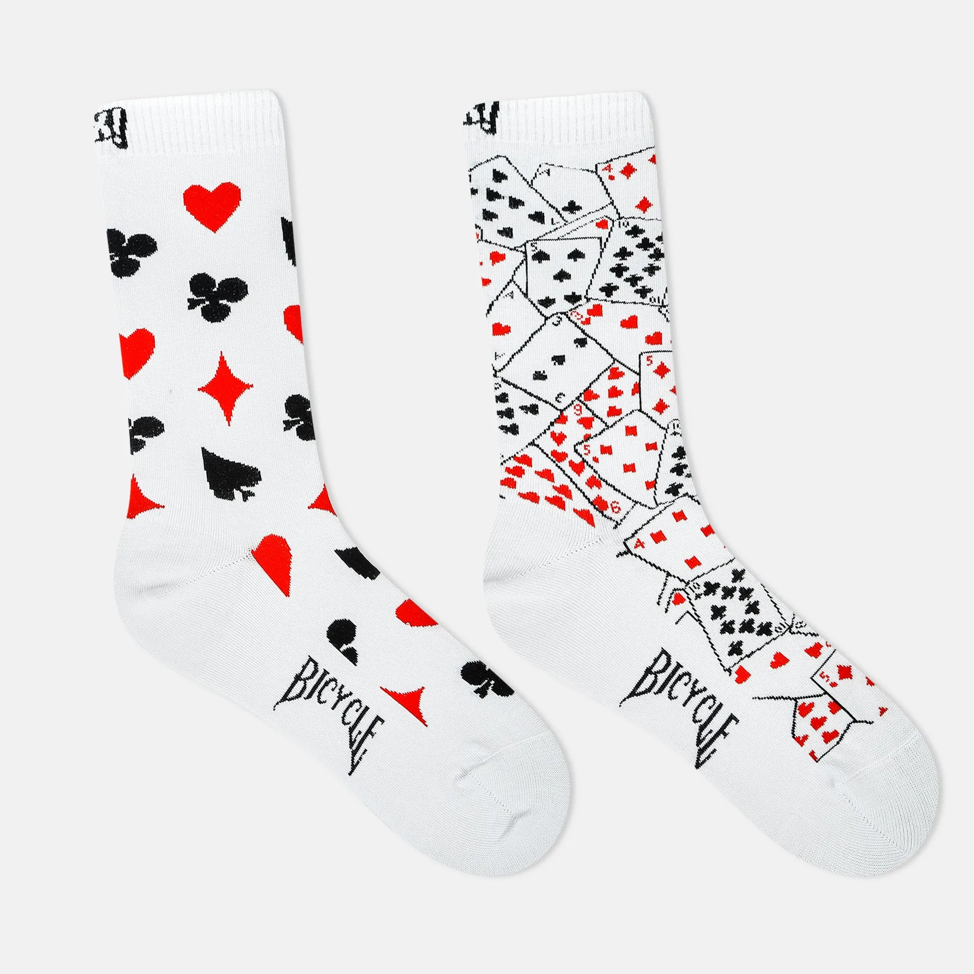 Men’s Poker Themed Crew Socks