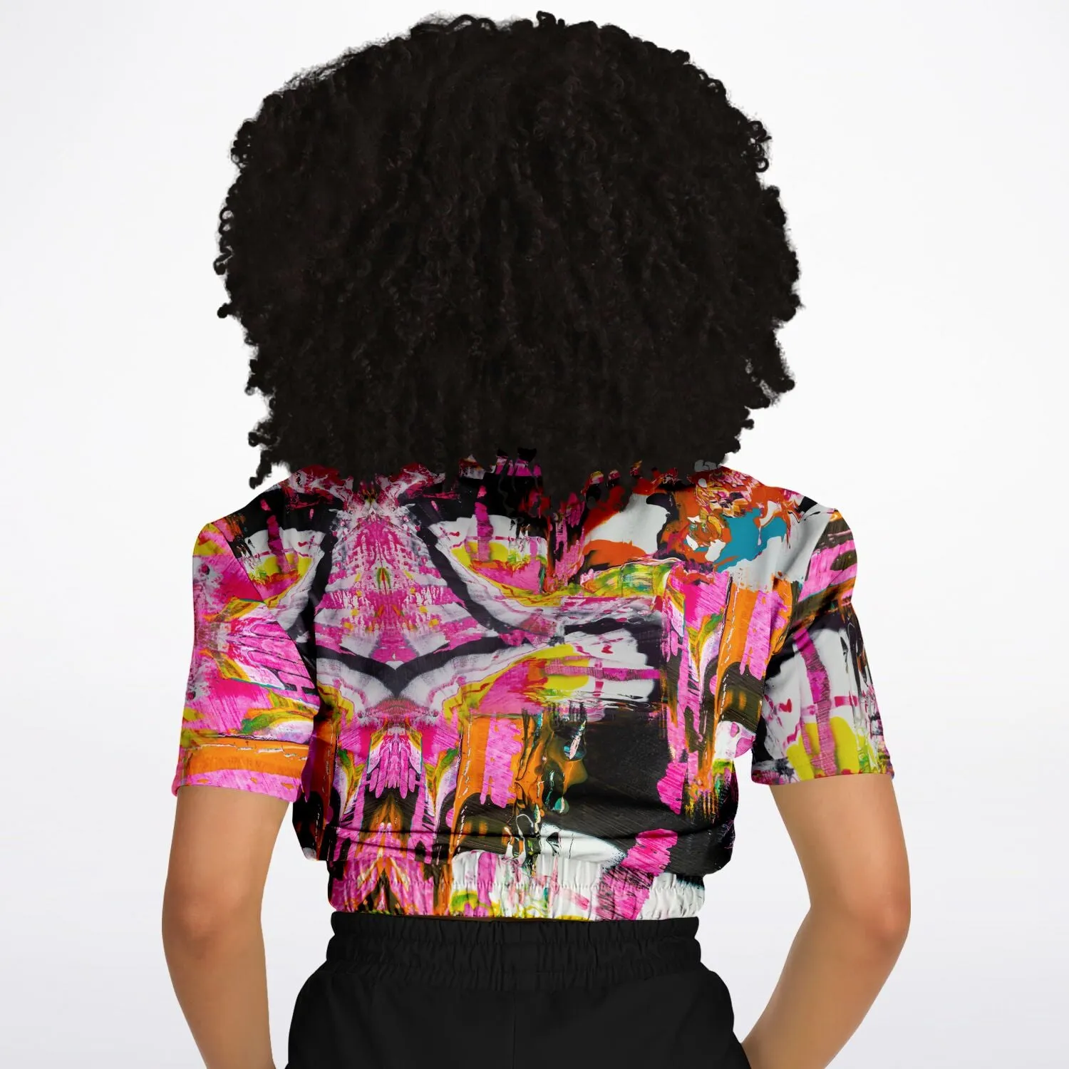 Por Favor Women's ATHLETIC Crop Top