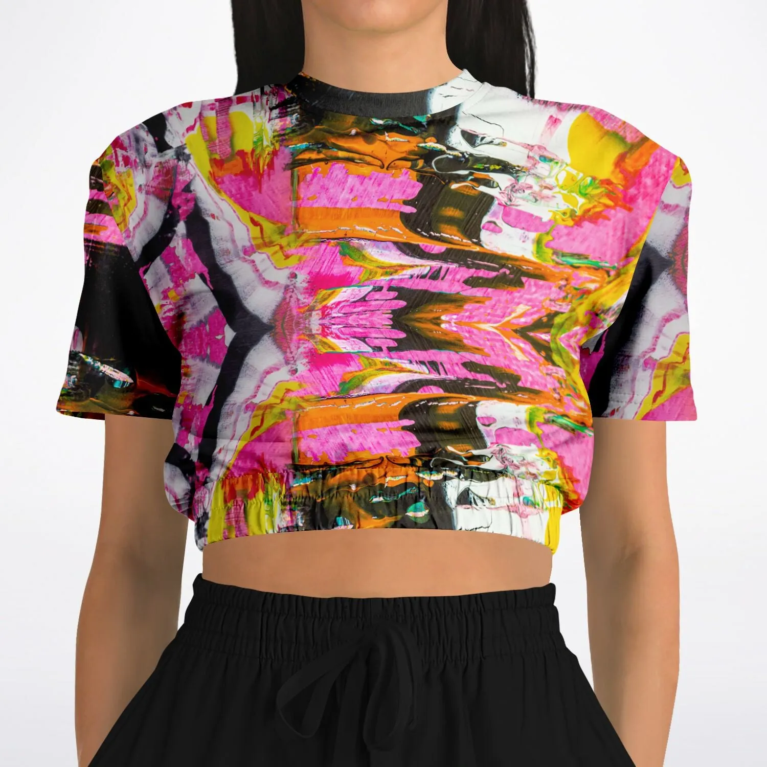 Por Favor Women's ATHLETIC Crop Top