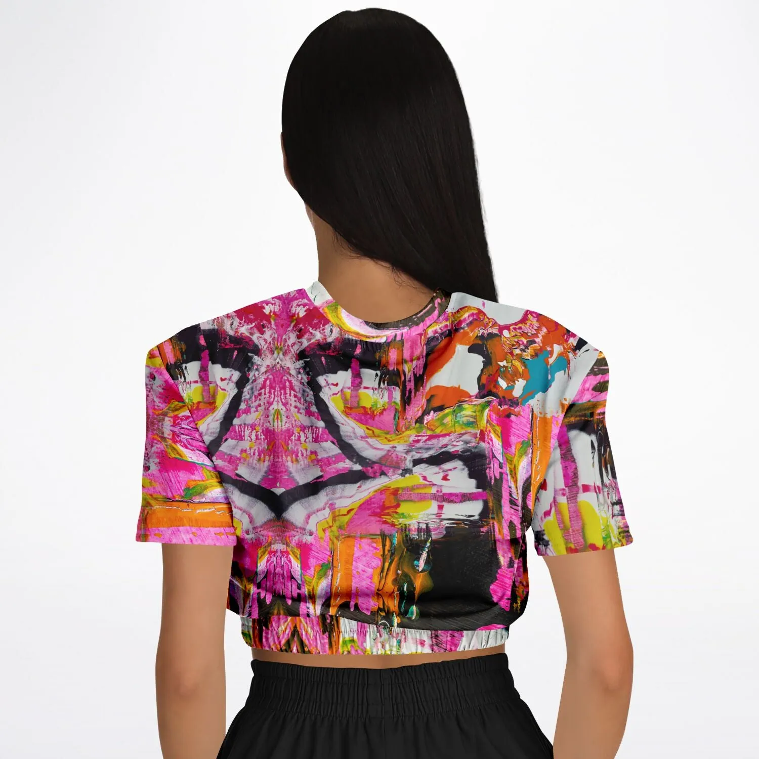 Por Favor Women's ATHLETIC Crop Top