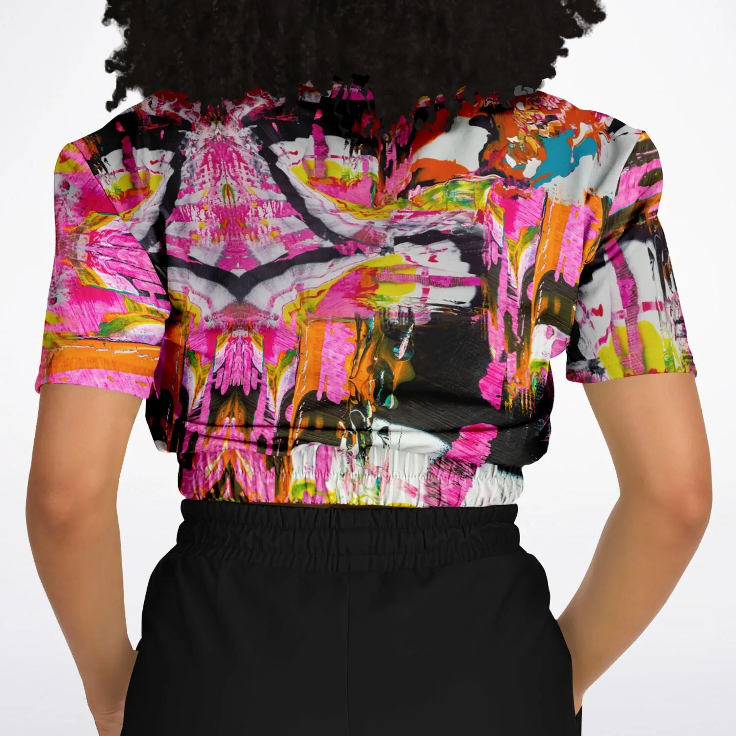 Por Favor Women's ATHLETIC Crop Top