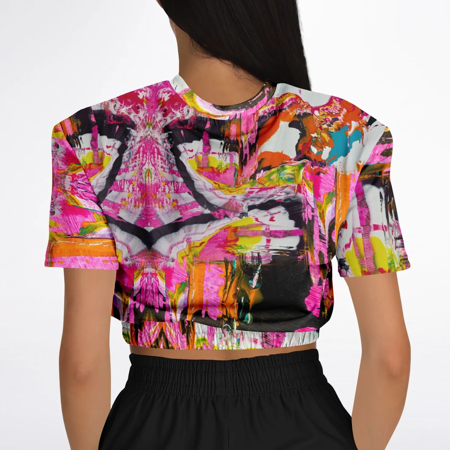 Por Favor Women's ATHLETIC Crop Top