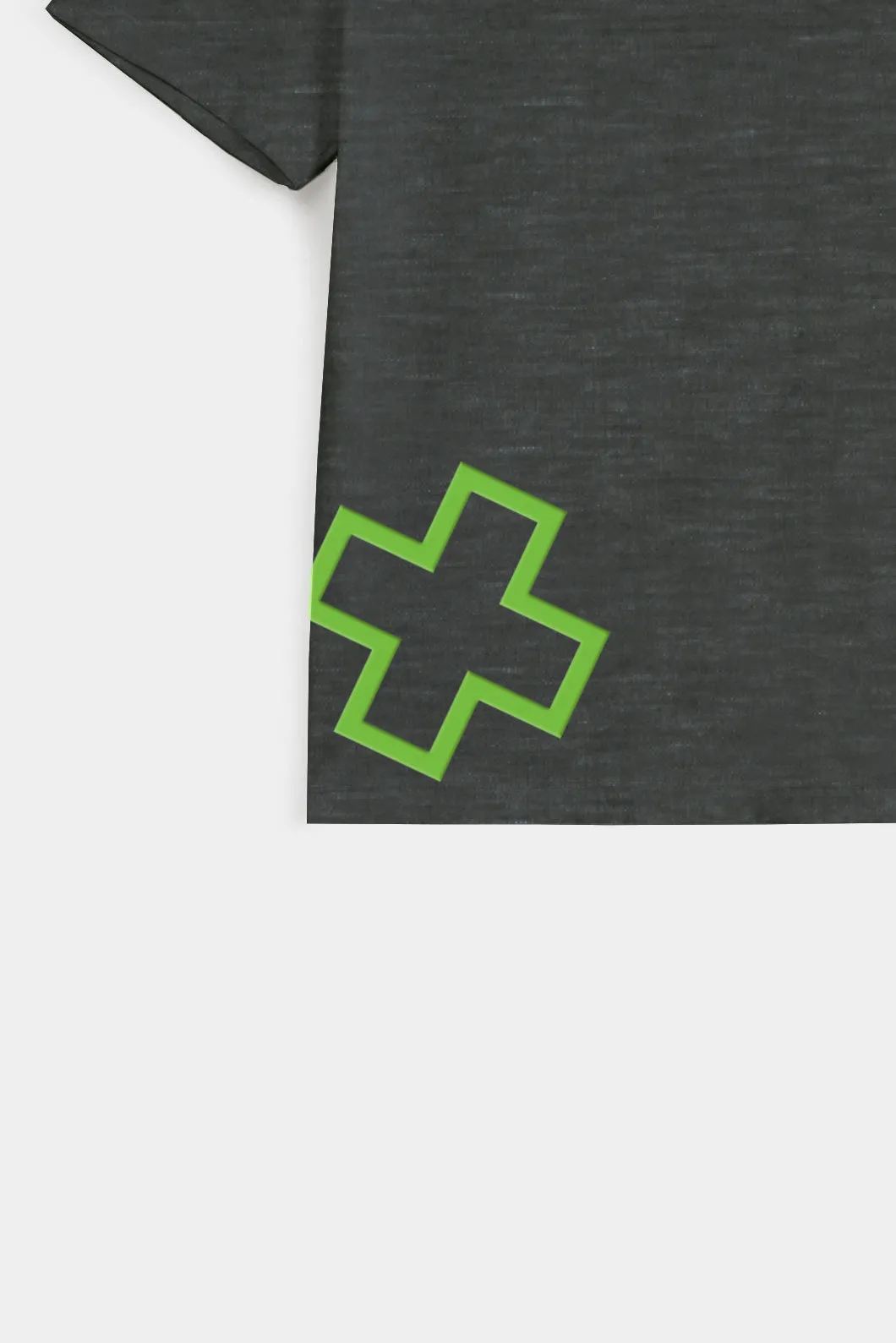 Printed Graphic Tee - Charcoal Grey