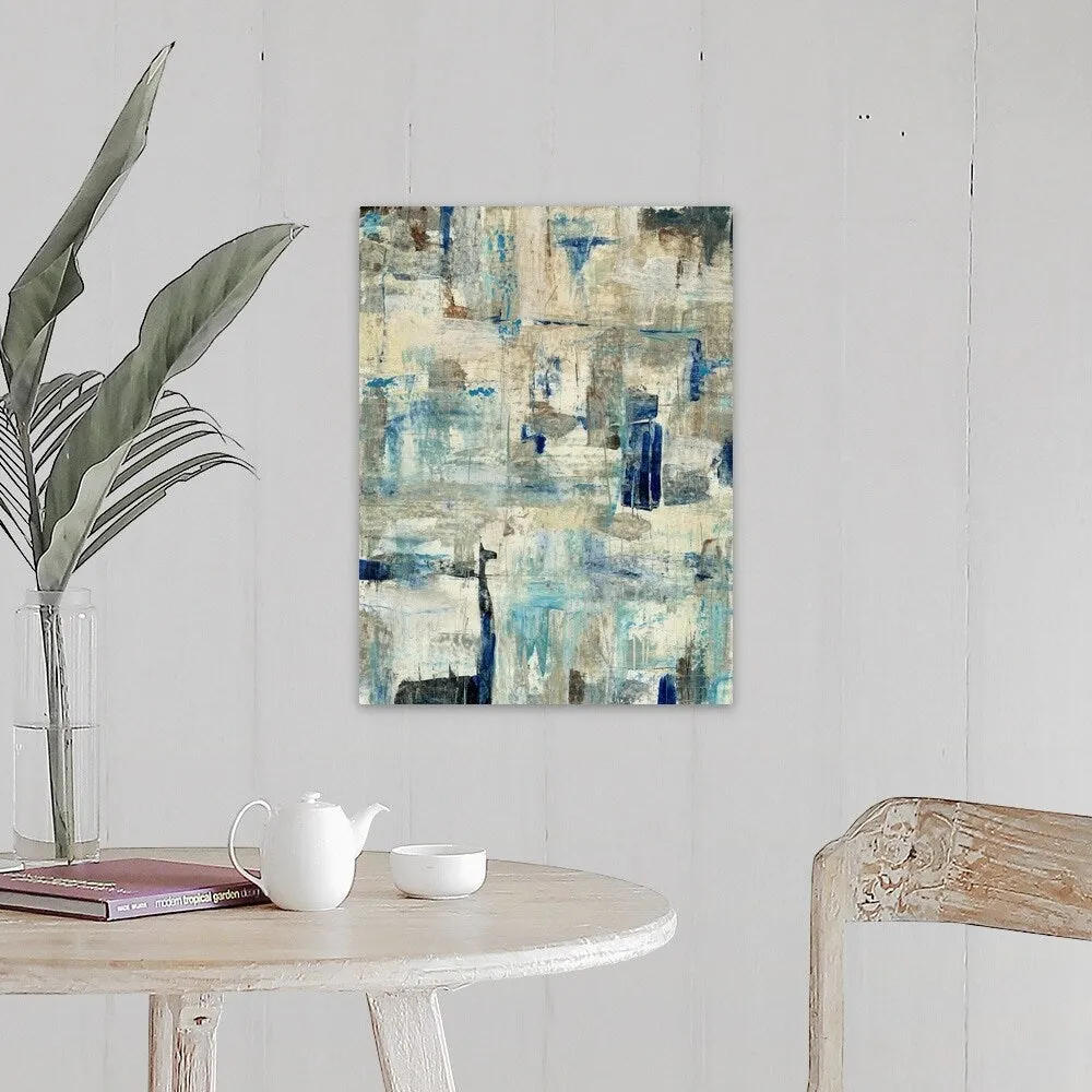 "Aqua Separation I" Canvas Wall Art