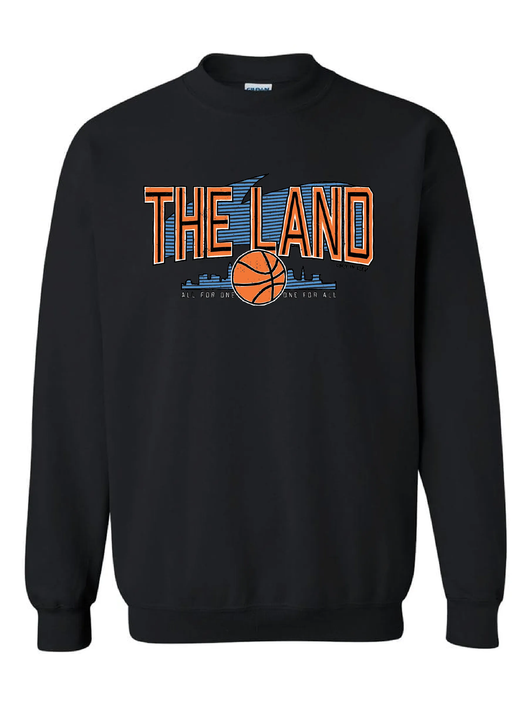 "The Land Retro Swirl"  Design on Black