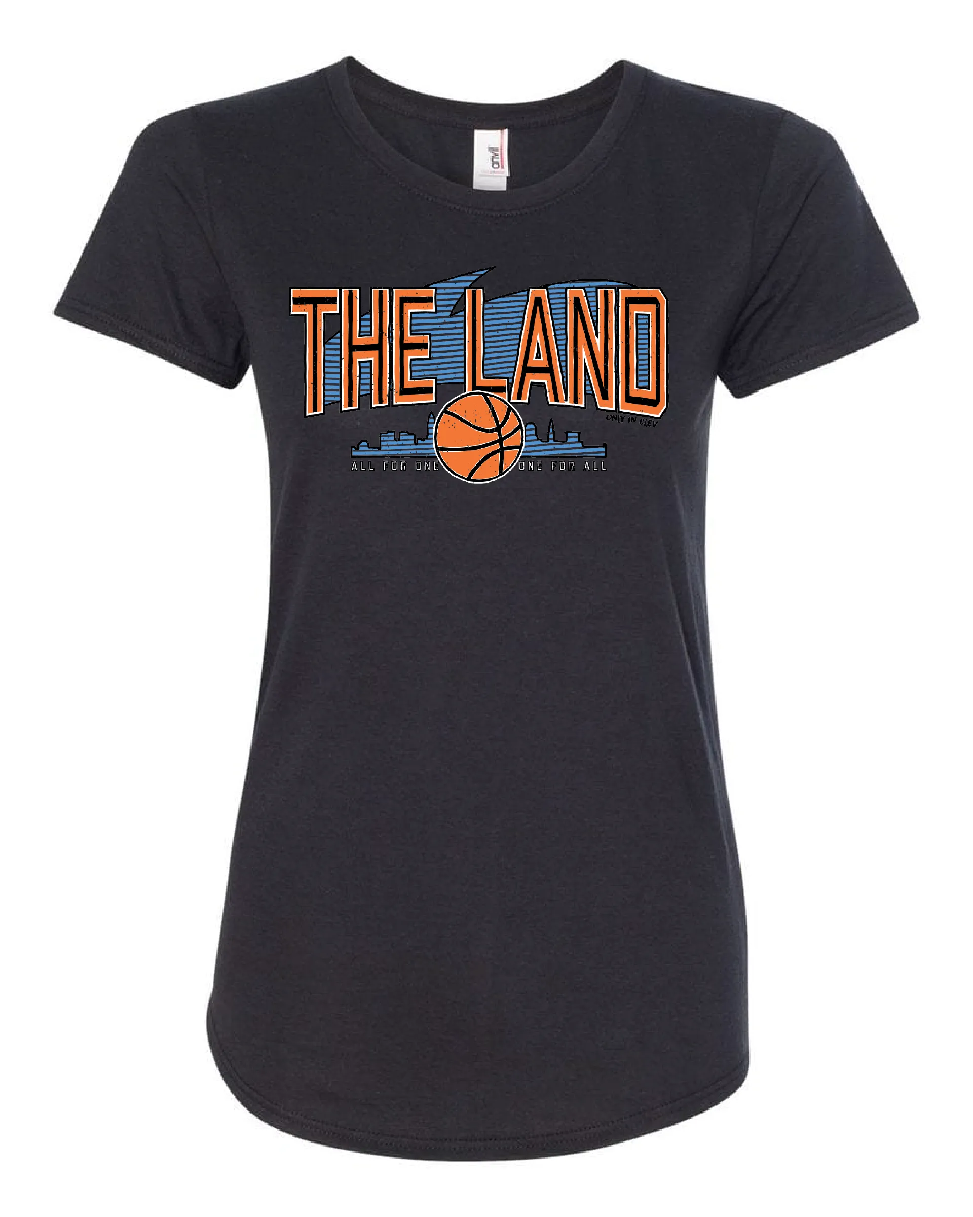 "The Land Retro Swirl"  Design on Black