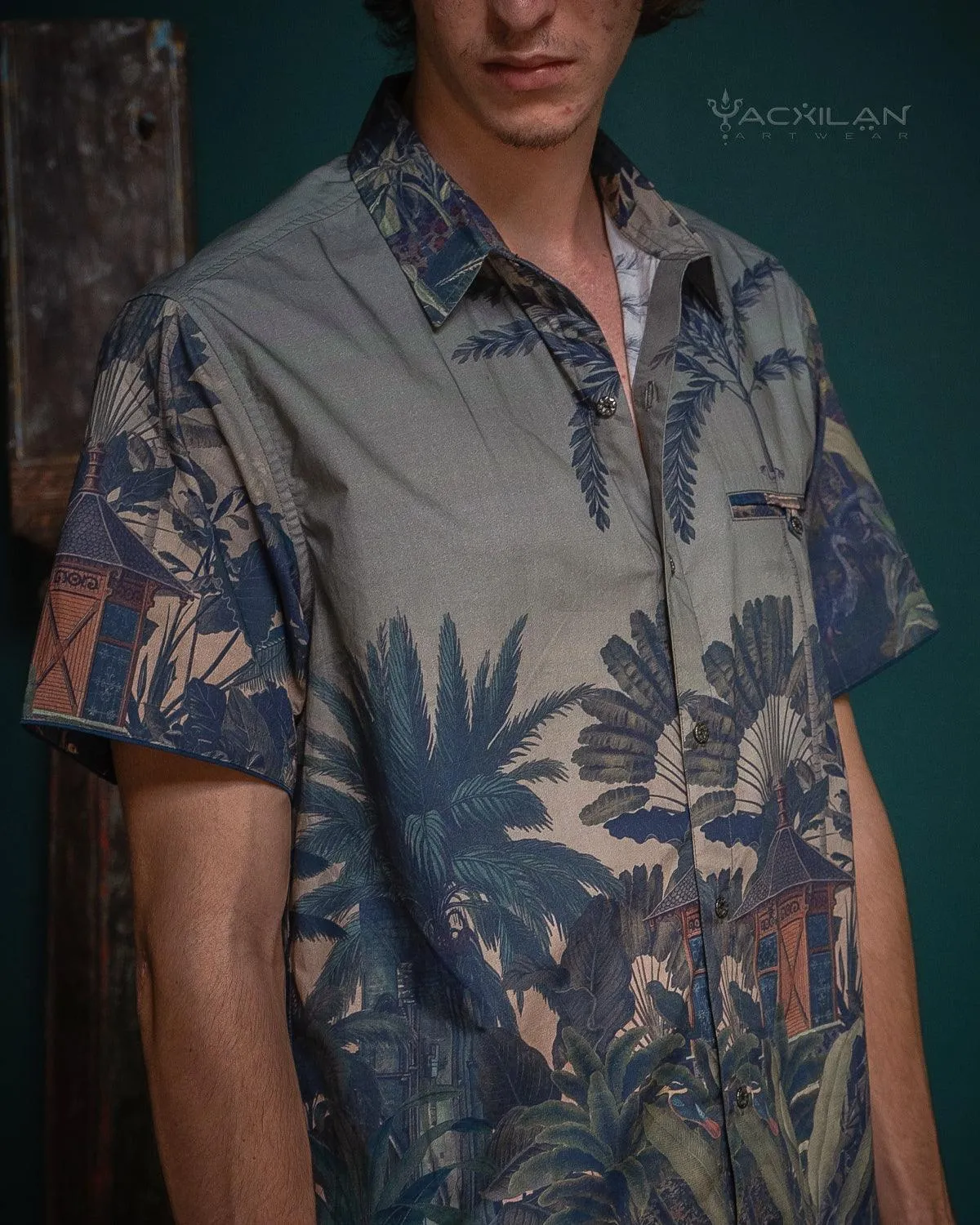 Shirt Men Half Sleeves / Cotton - JUNGLATA
