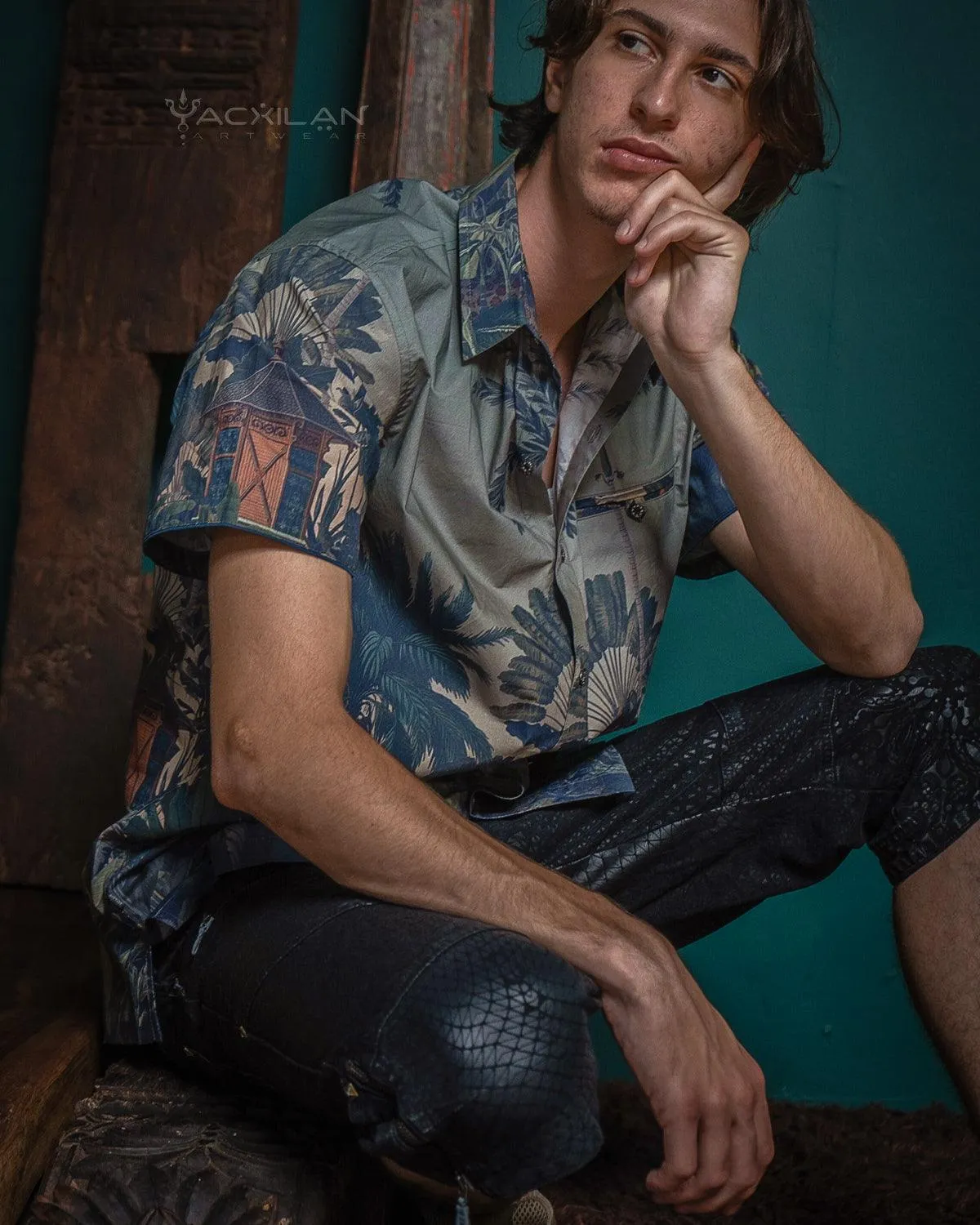 Shirt Men Half Sleeves / Cotton - JUNGLATA