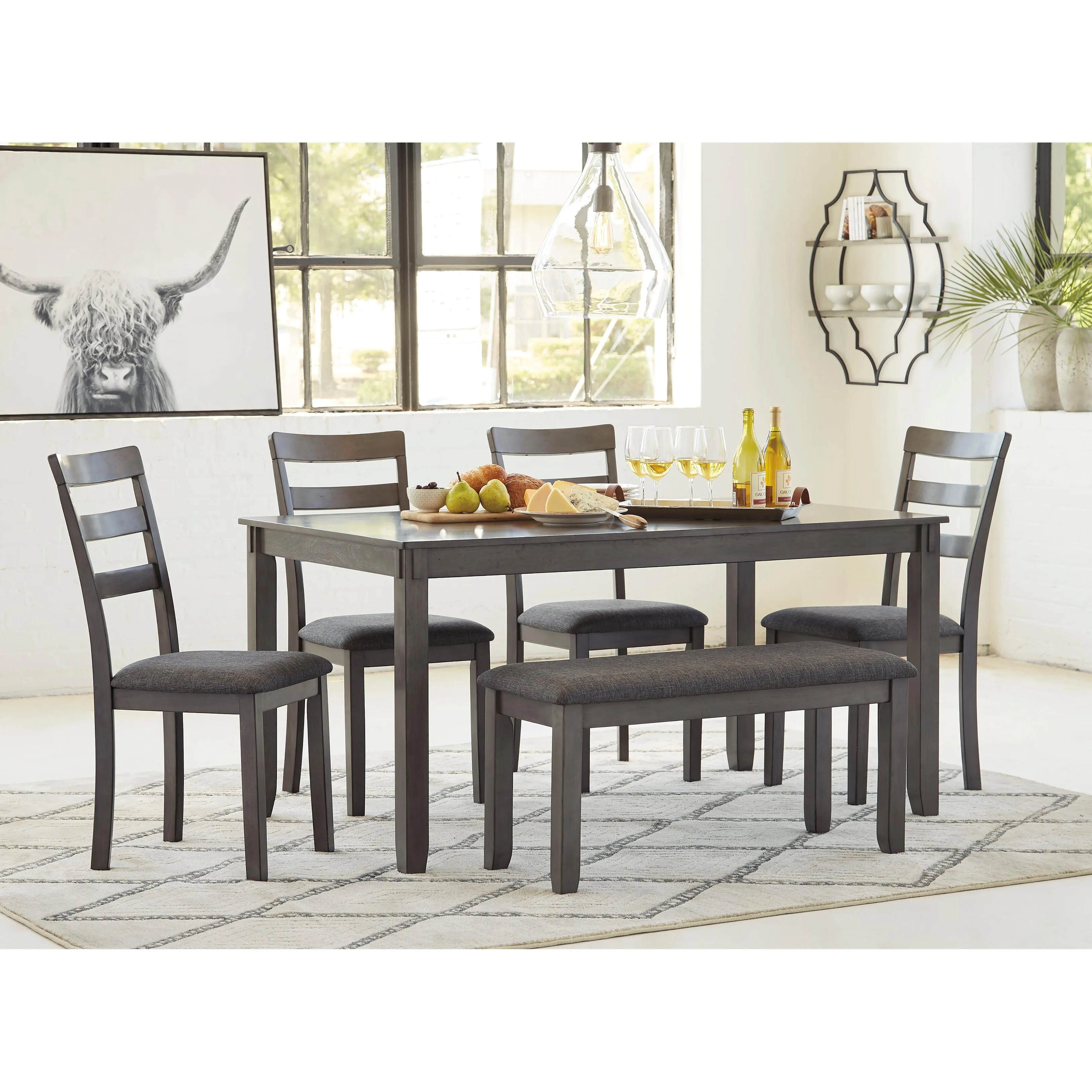Signature Design by Ashley Bridson 6 pc Dinette D383-325