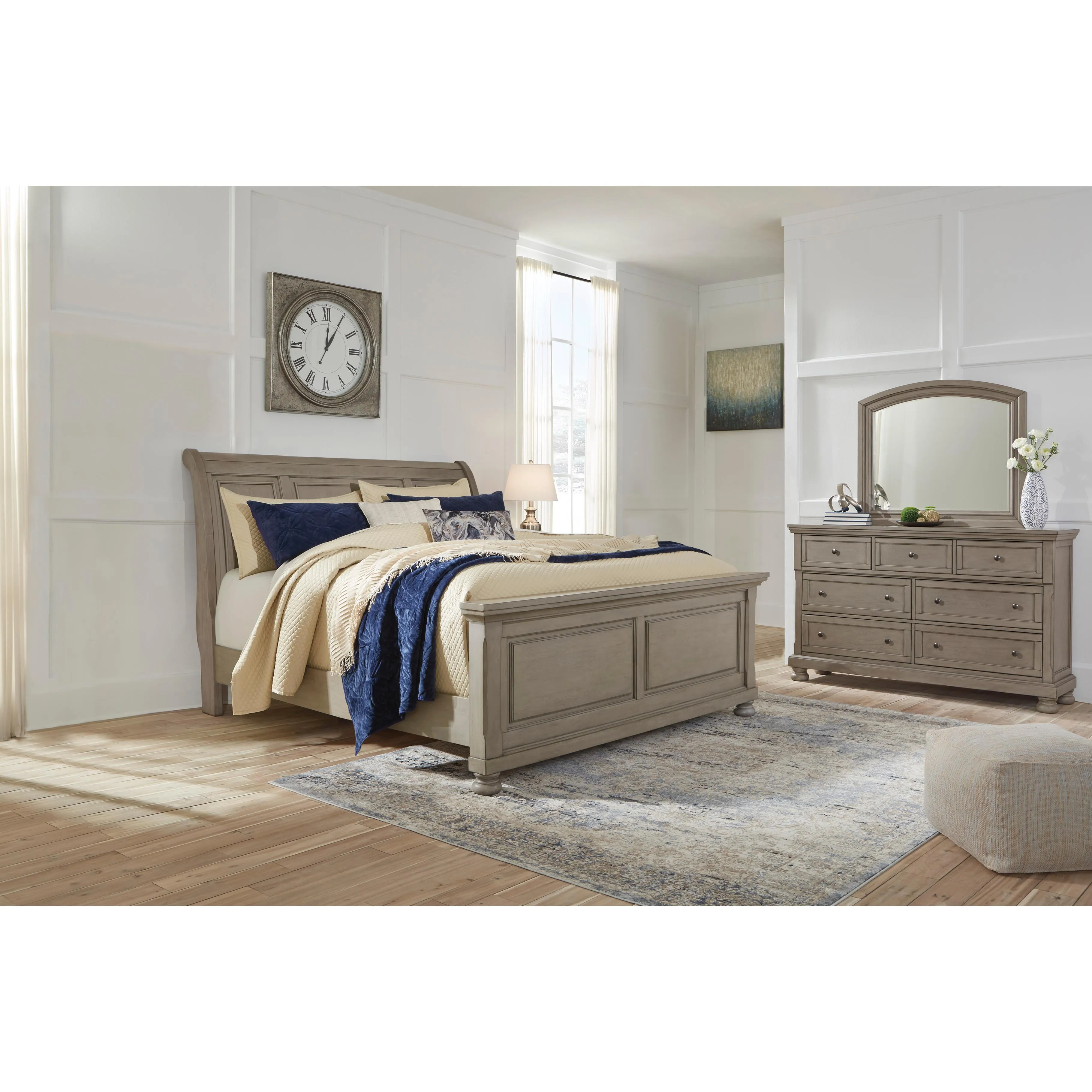 Signature Design by Ashley Lettner Queen Sleigh Bed B733-77/B733-54/B733-96