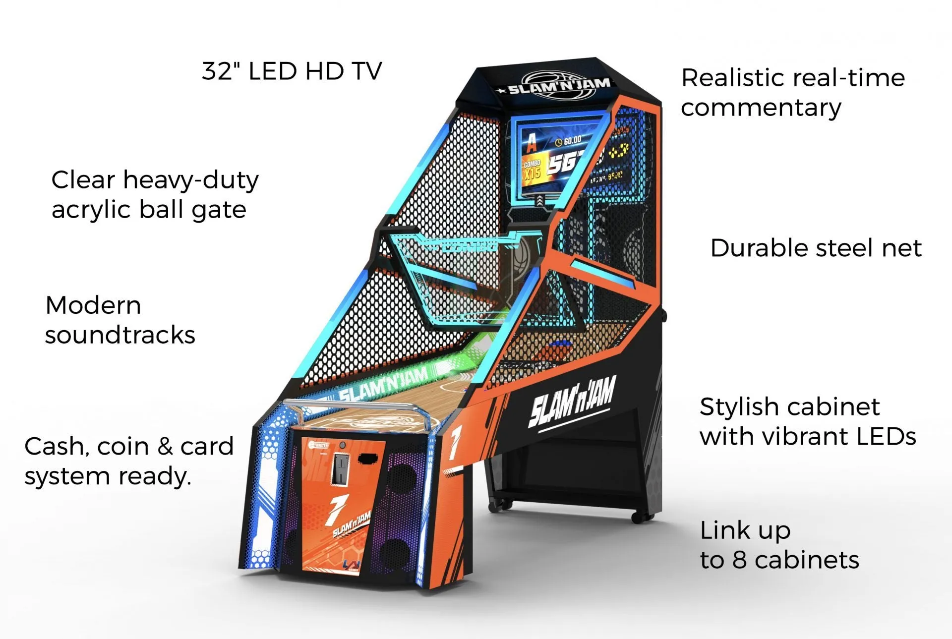 Slam N Jam Basketball Arcade Game