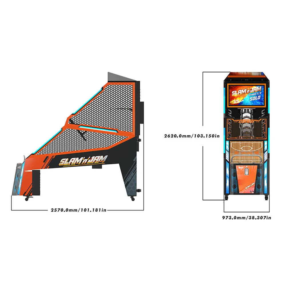 Slam N Jam Basketball Arcade Game
