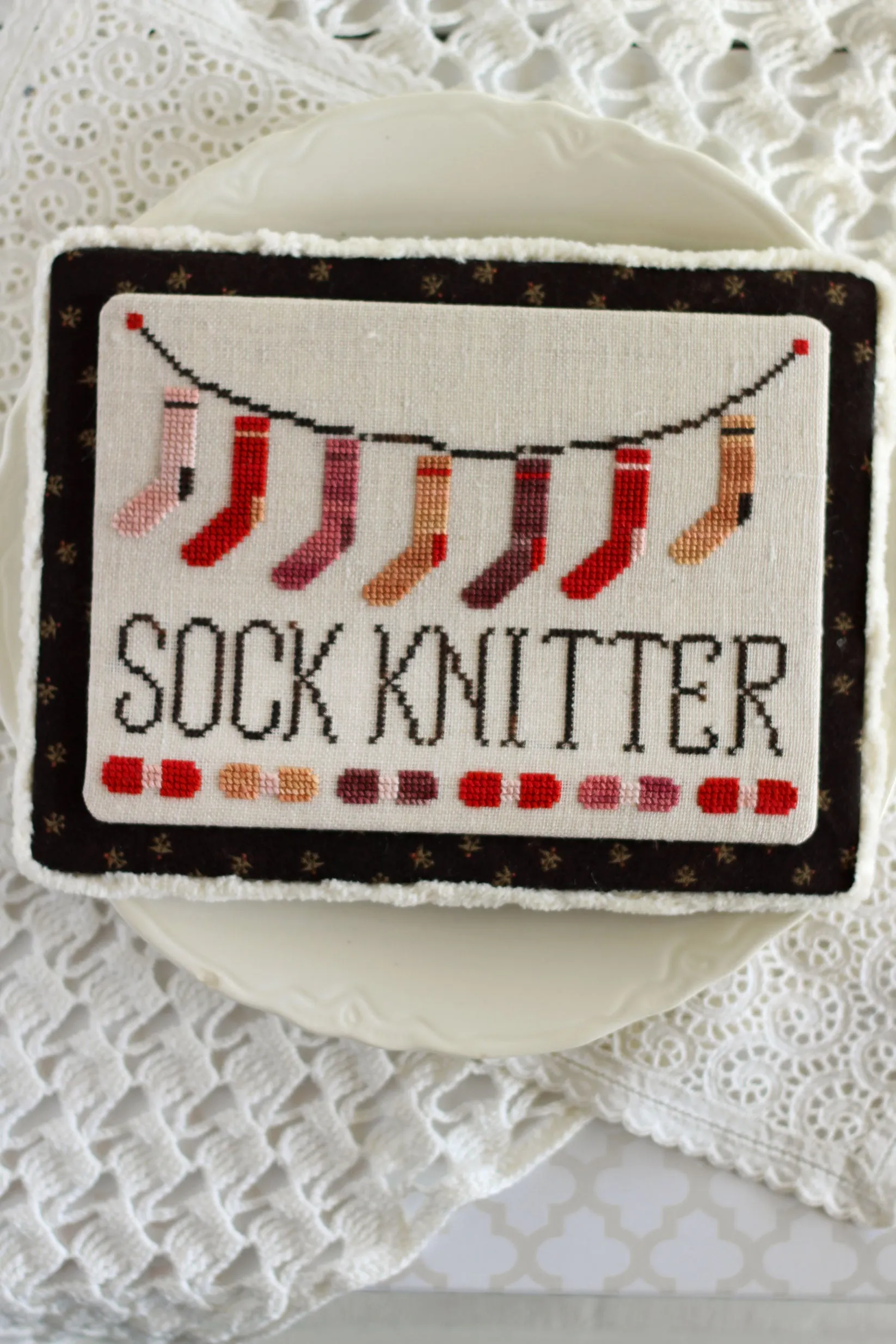 Socks on the Line - Cross Stitch Pattern