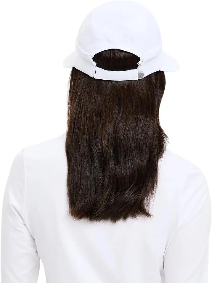 Solbari Womens Wanderlust Visor UPF 50 , Packable 2-in-1 Hat & Visor, Adjustable Fit with Sweatband for Sports & Outdoors