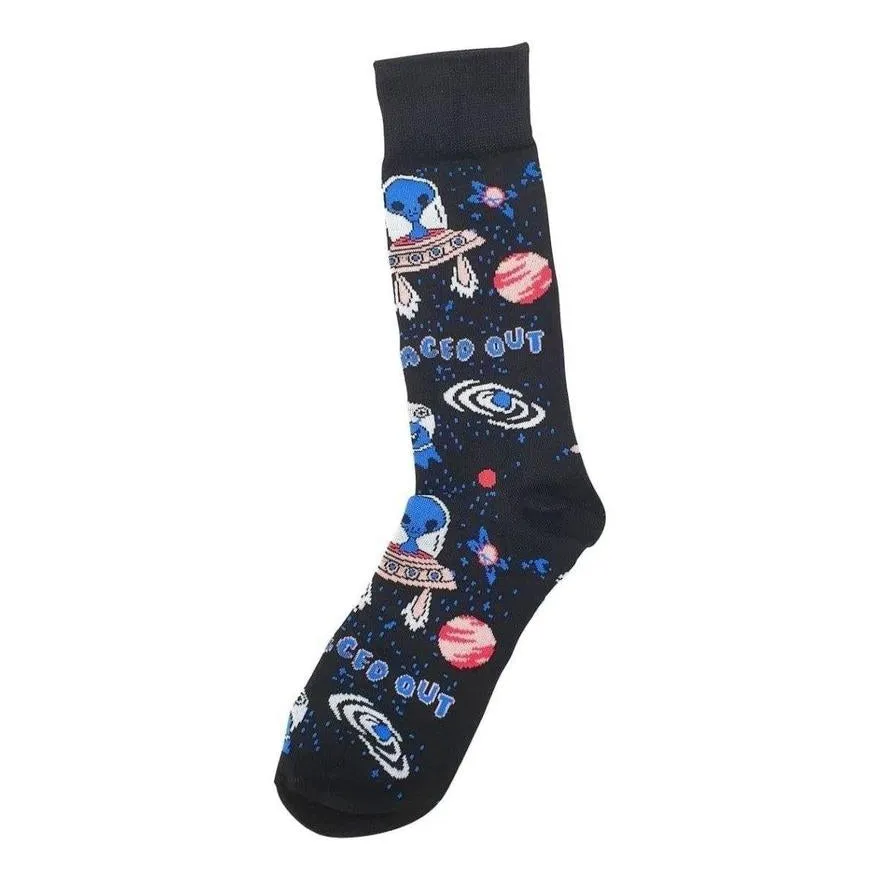 Space Invaders Crew Socks