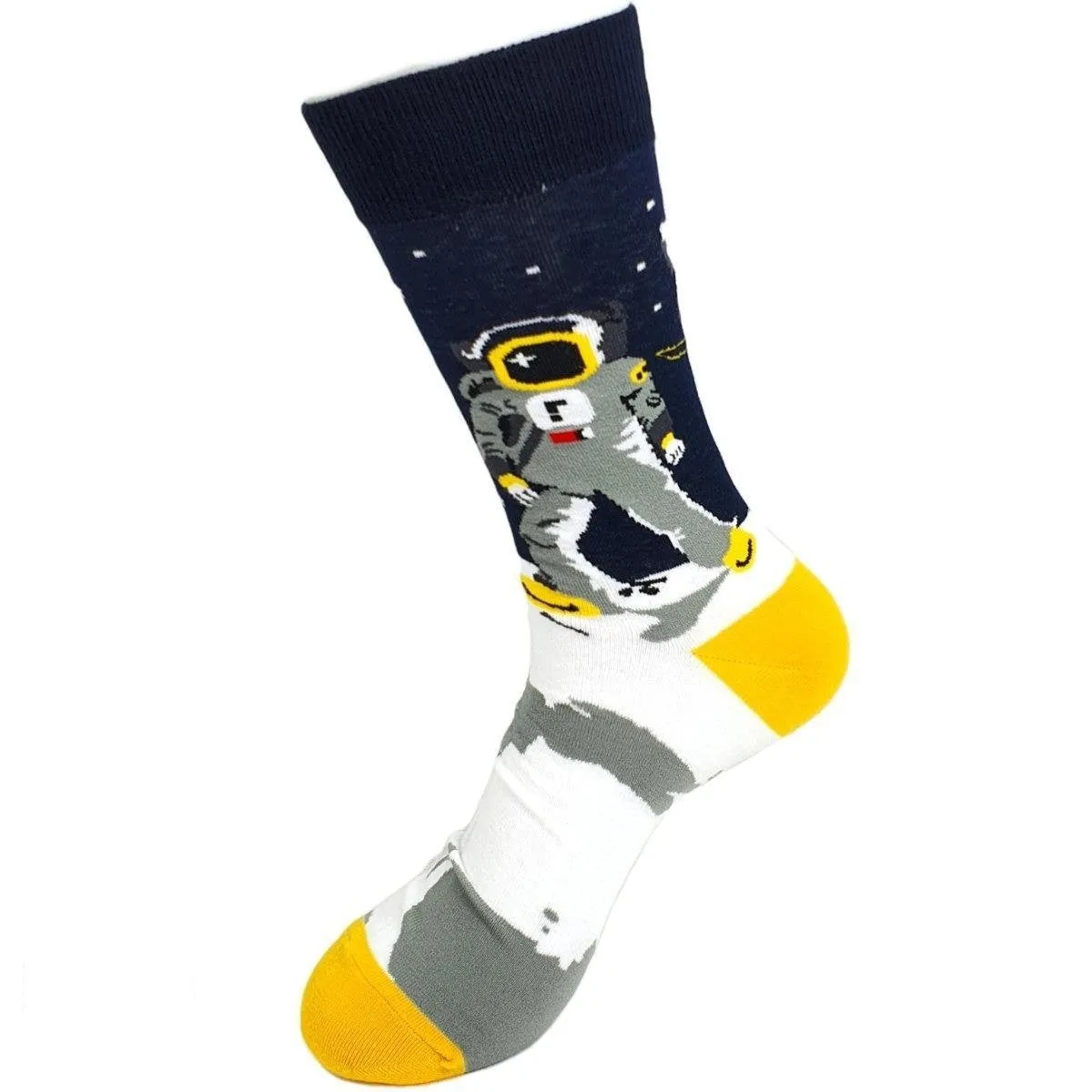 Space Socks Astronaut (Yellow)